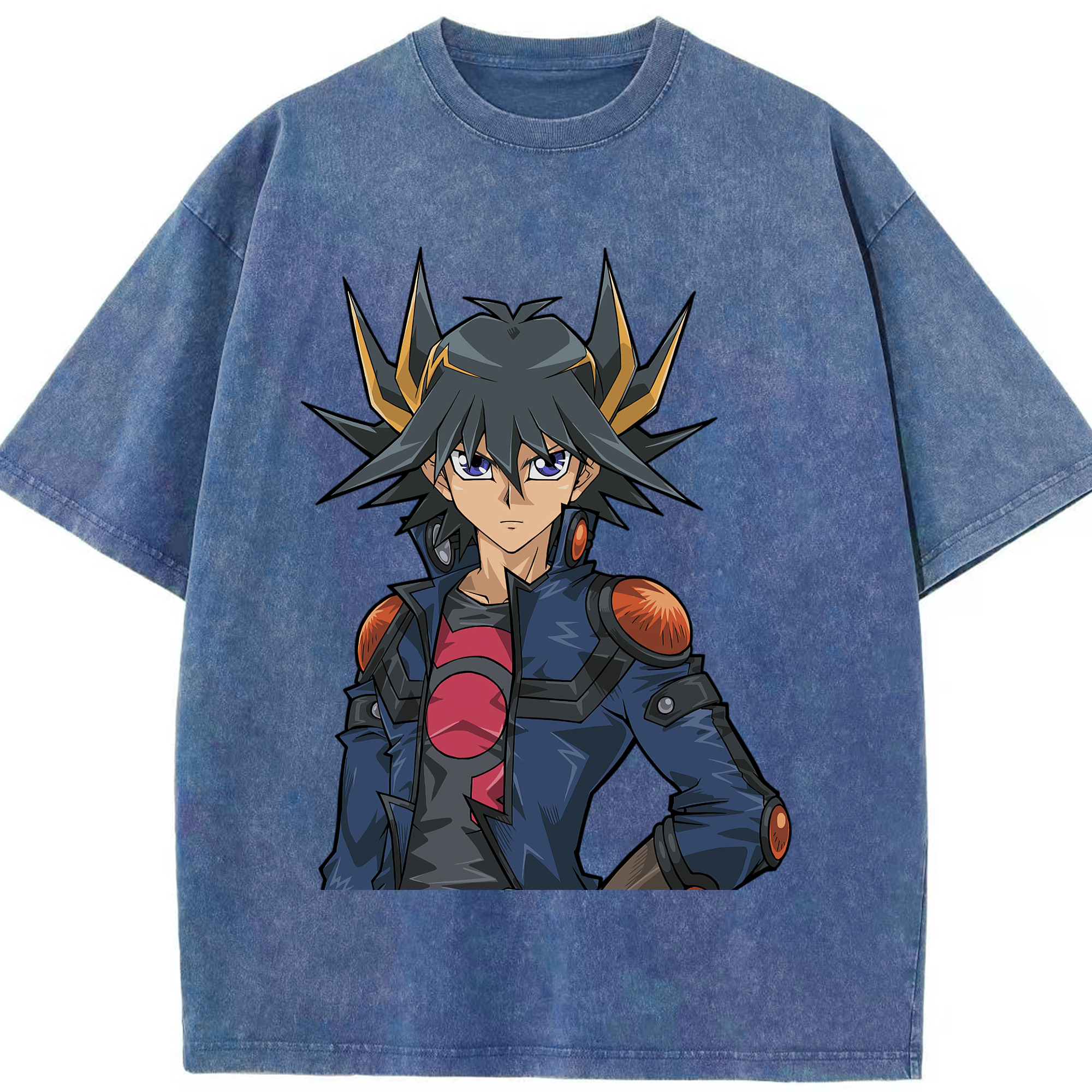 （画像用） 遊☆戯☆王 Yu-Gi-Oh! 綿100% ヴィンテージ風 半袖Tシャツ（フロントプリント）