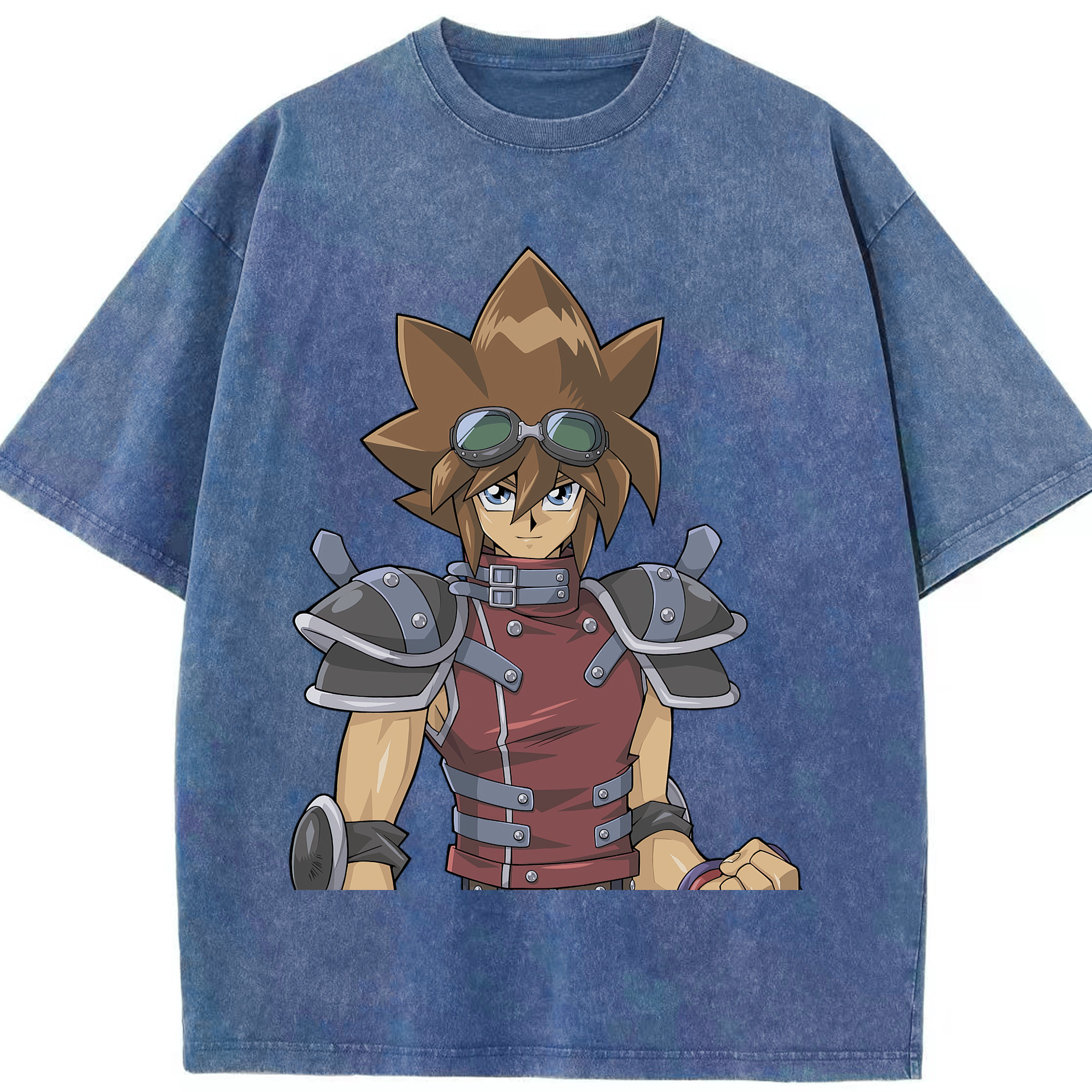 （画像用） 遊☆戯☆王 Yu-Gi-Oh! 綿100% ヴィンテージ風 半袖Tシャツ（フロントプリント）