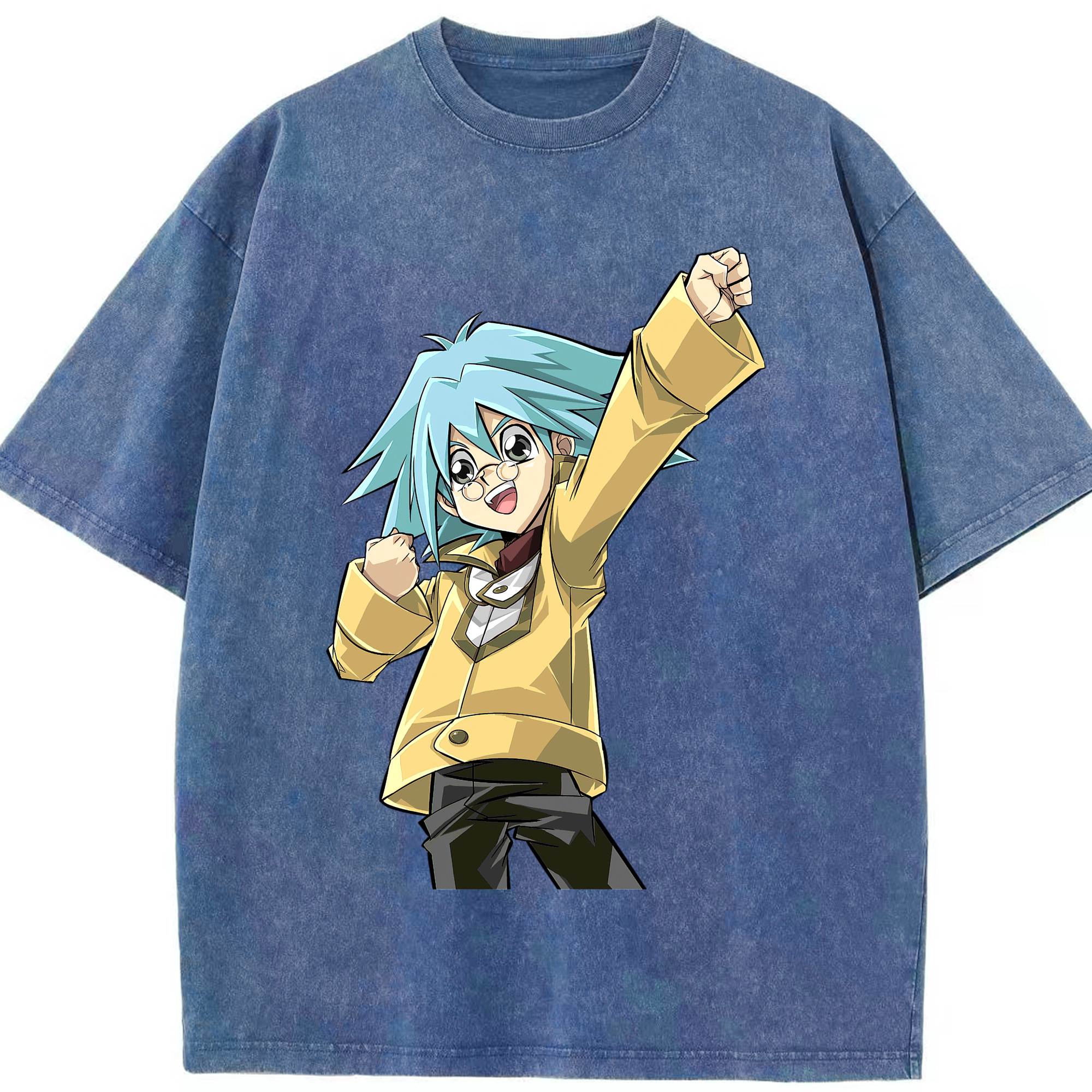 （画像用） 遊☆戯☆王 Yu-Gi-Oh! 綿100% ヴィンテージ風 半袖Tシャツ（フロントプリント）