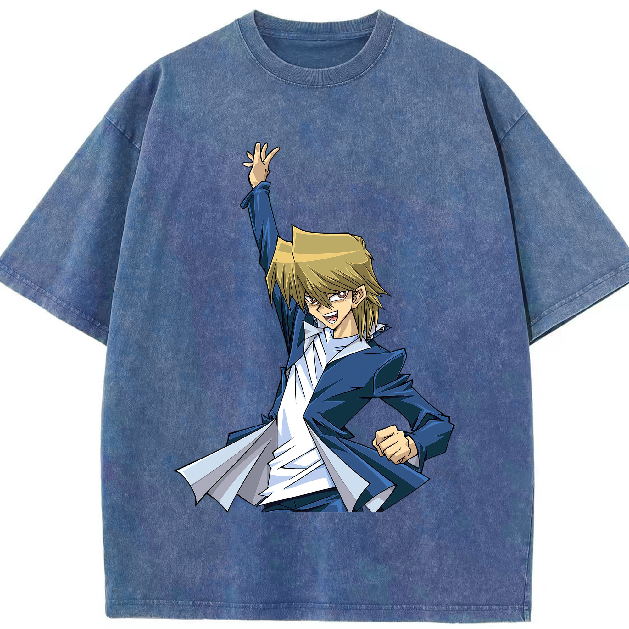 （画像用） 遊☆戯☆王 Yu-Gi-Oh! 綿100% ヴィンテージ風 半袖Tシャツ（フロントプリント）