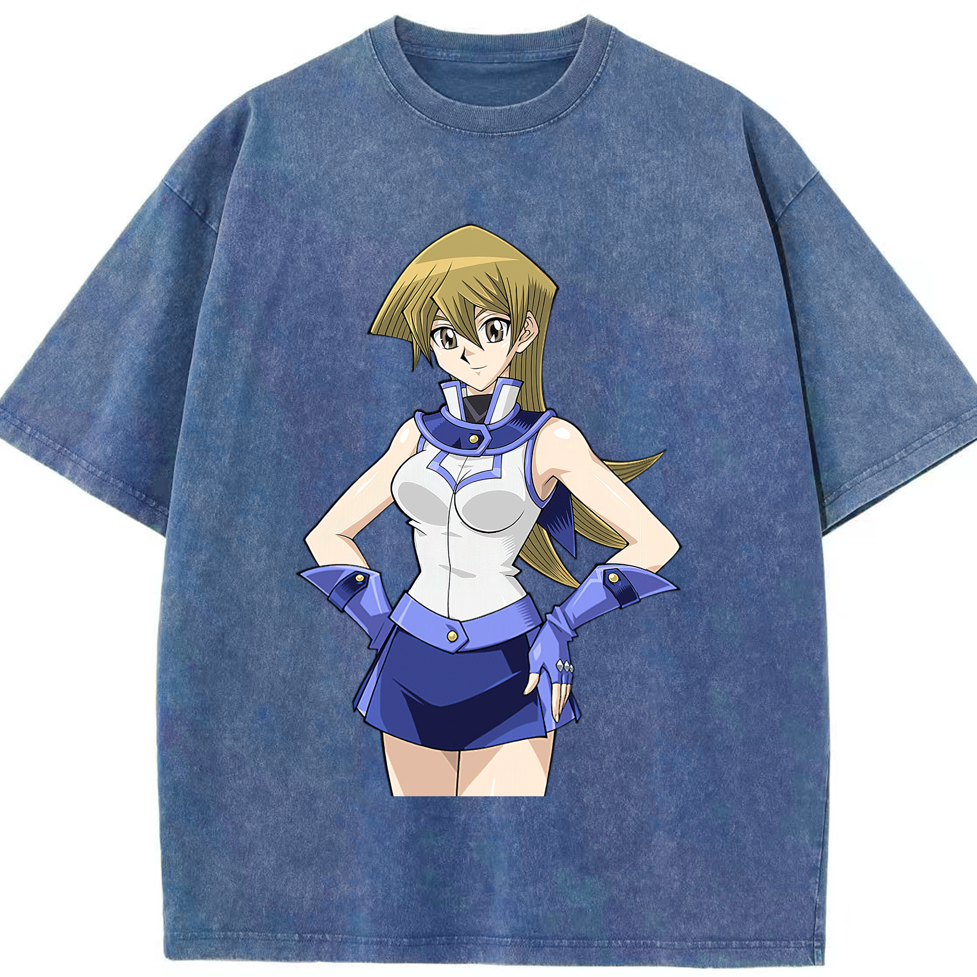 （画像用） 遊☆戯☆王 Yu-Gi-Oh! 綿100% ヴィンテージ風 半袖Tシャツ（フロントプリント）