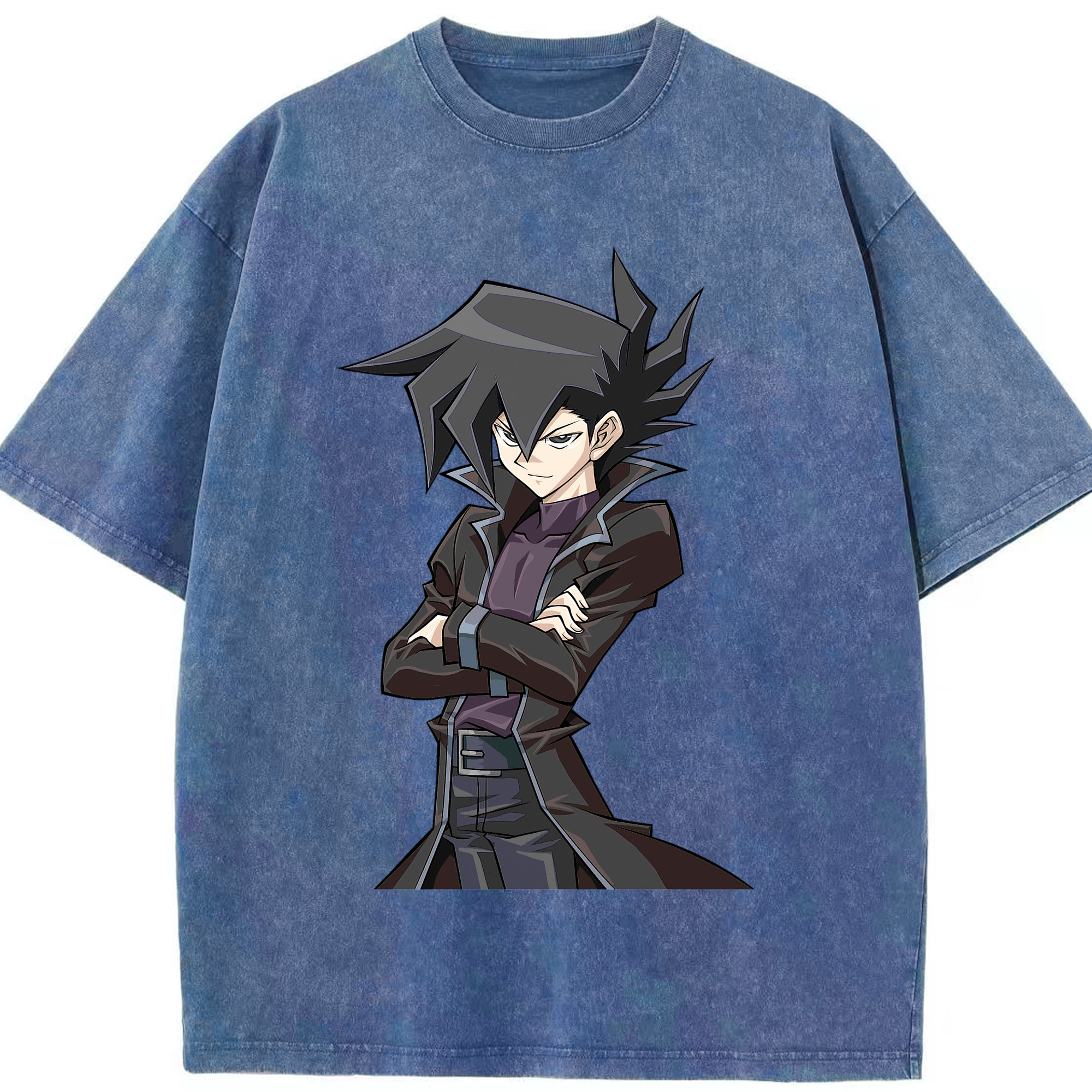 （画像用） 遊☆戯☆王 Yu-Gi-Oh! 綿100% ヴィンテージ風 半袖Tシャツ（フロントプリント）