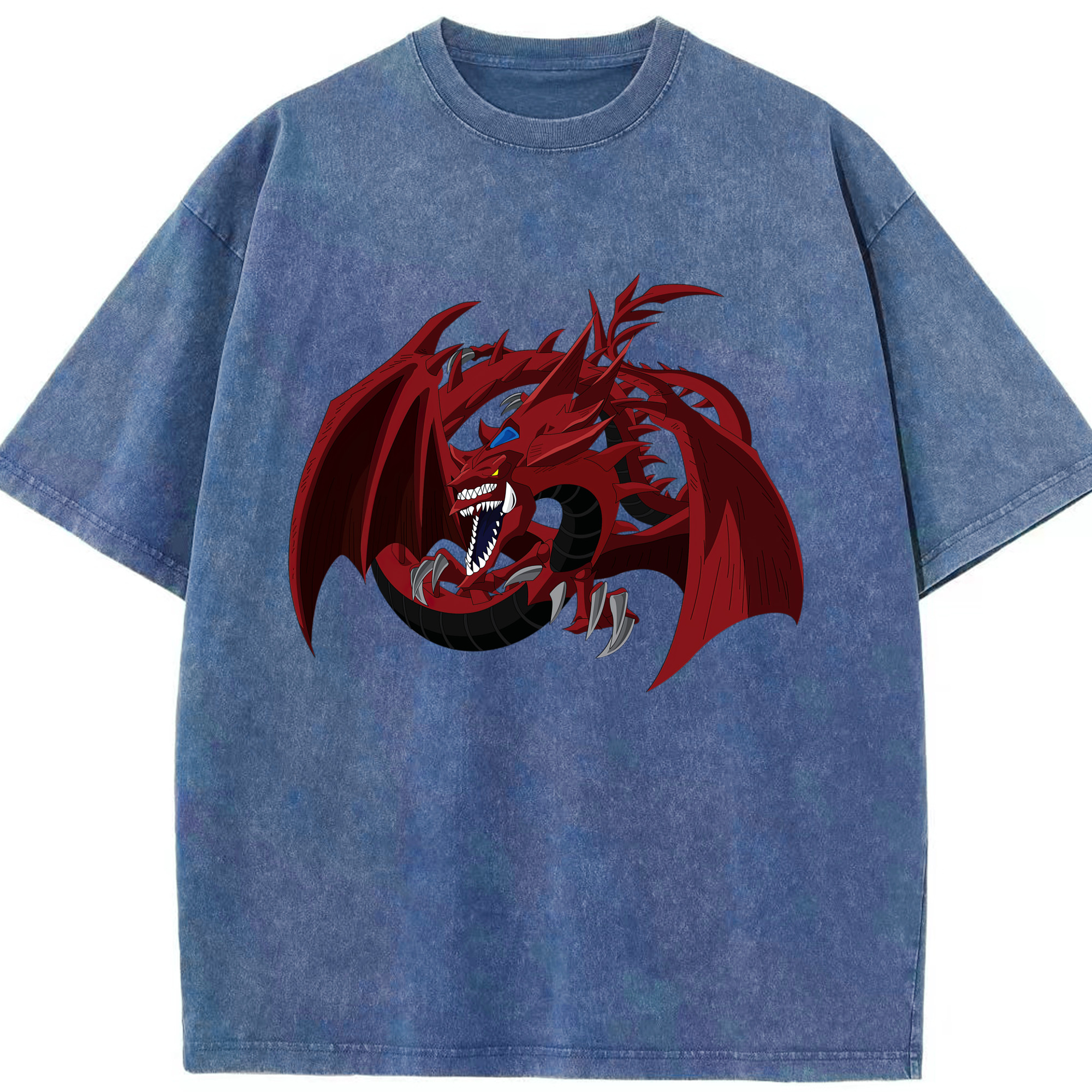 （画像用） 遊☆戯☆王 Yu-Gi-Oh! 綿100% ヴィンテージ風 半袖Tシャツ（フロントプリント）