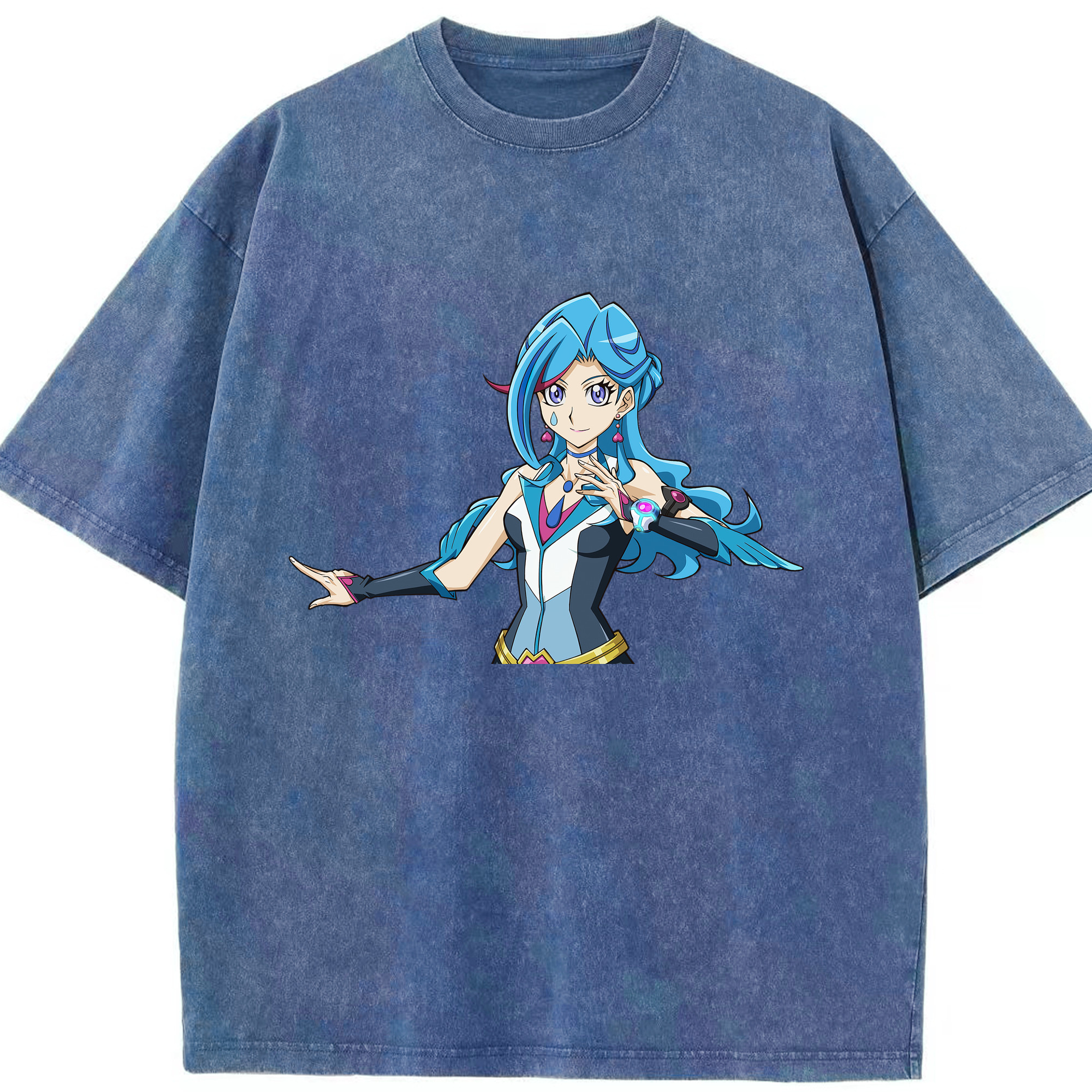 （画像用） 遊☆戯☆王 Yu-Gi-Oh! 綿100% ヴィンテージ風 半袖Tシャツ（フロントプリント）