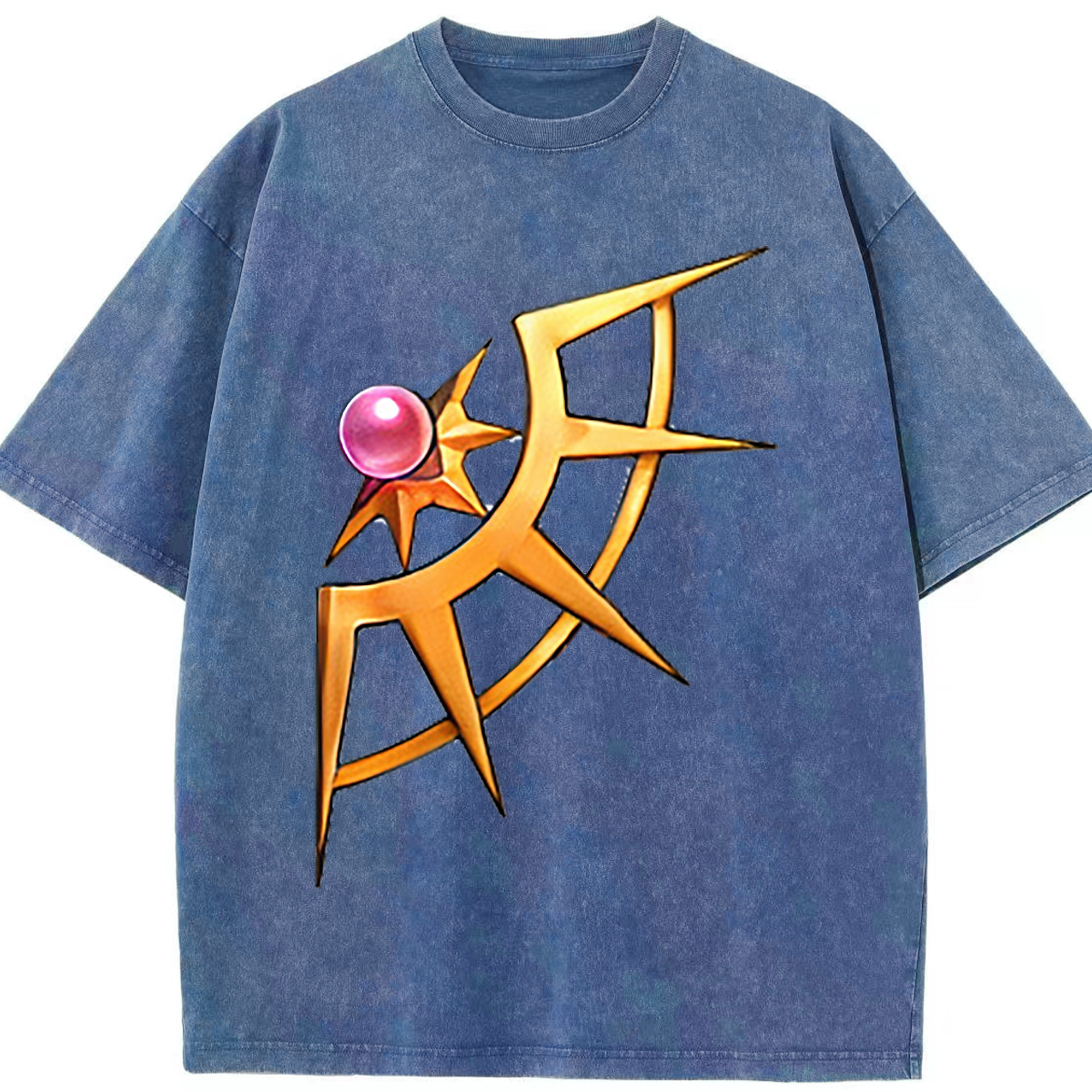 （画像用） 遊☆戯☆王 Yu-Gi-Oh! 綿100% ヴィンテージ風 半袖Tシャツ（フロントプリント）
