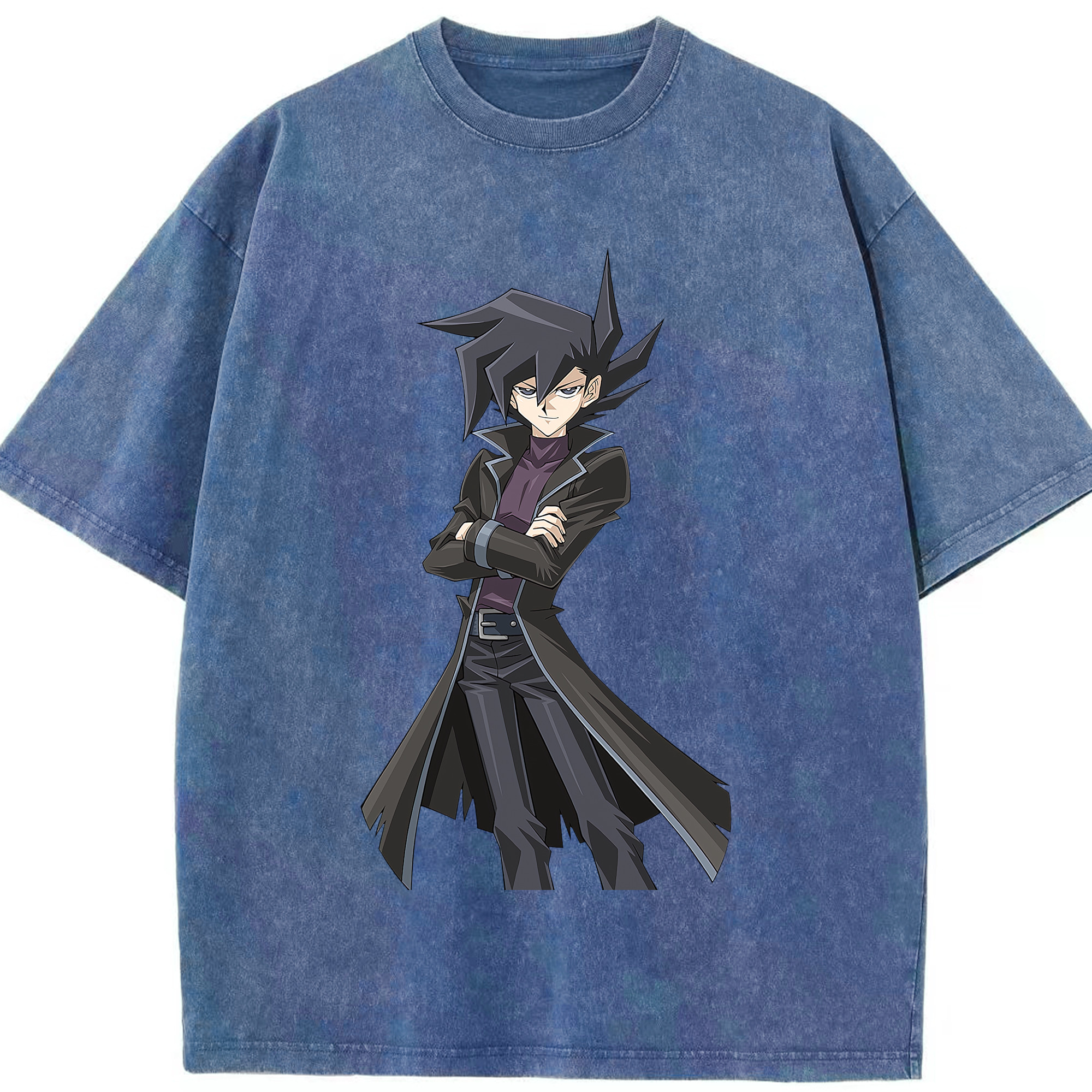 （画像用） 遊☆戯☆王 Yu-Gi-Oh! 綿100% ヴィンテージ風 半袖Tシャツ（フロントプリント）