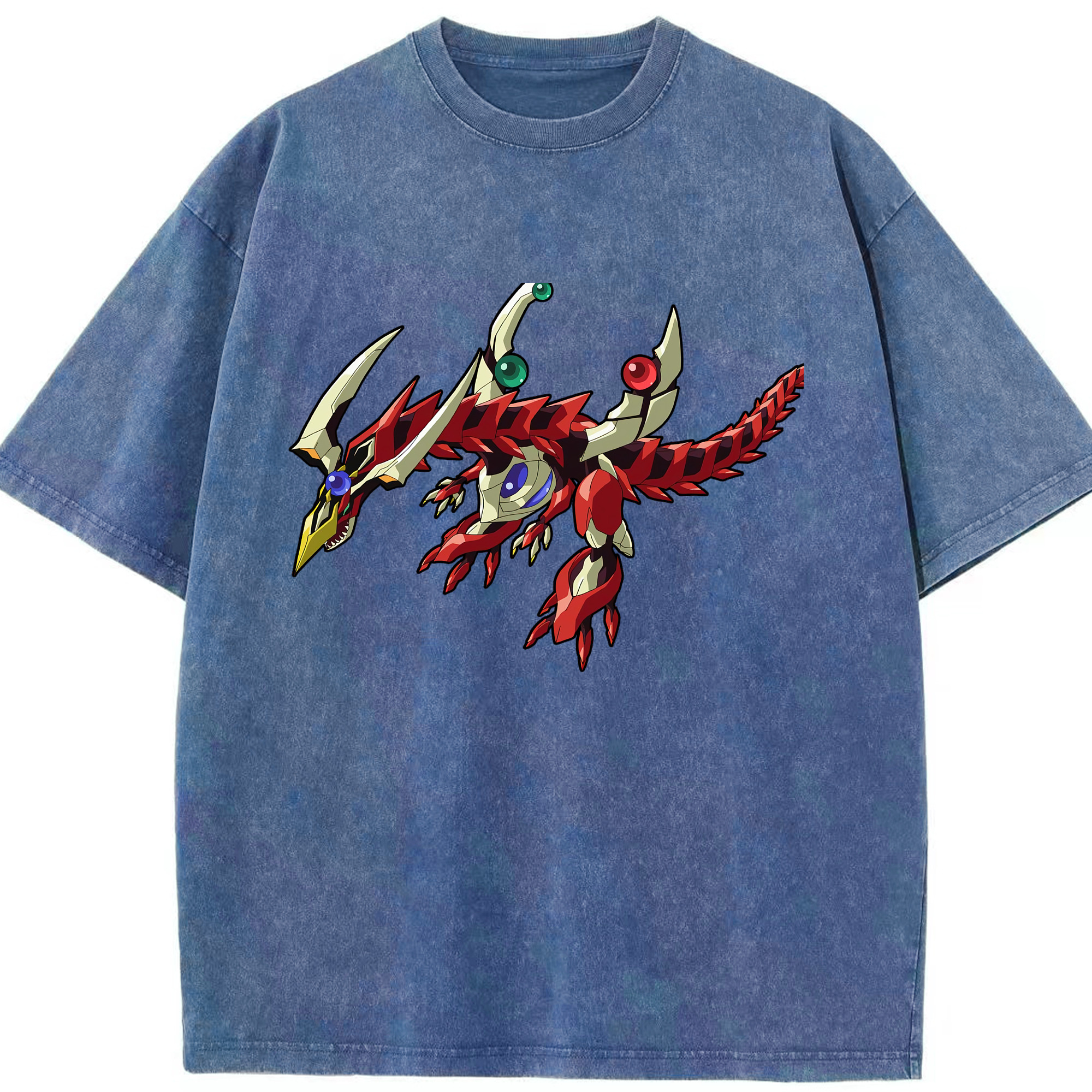 （画像用） 遊☆戯☆王 Yu-Gi-Oh! 綿100% ヴィンテージ風 半袖Tシャツ（フロントプリント）