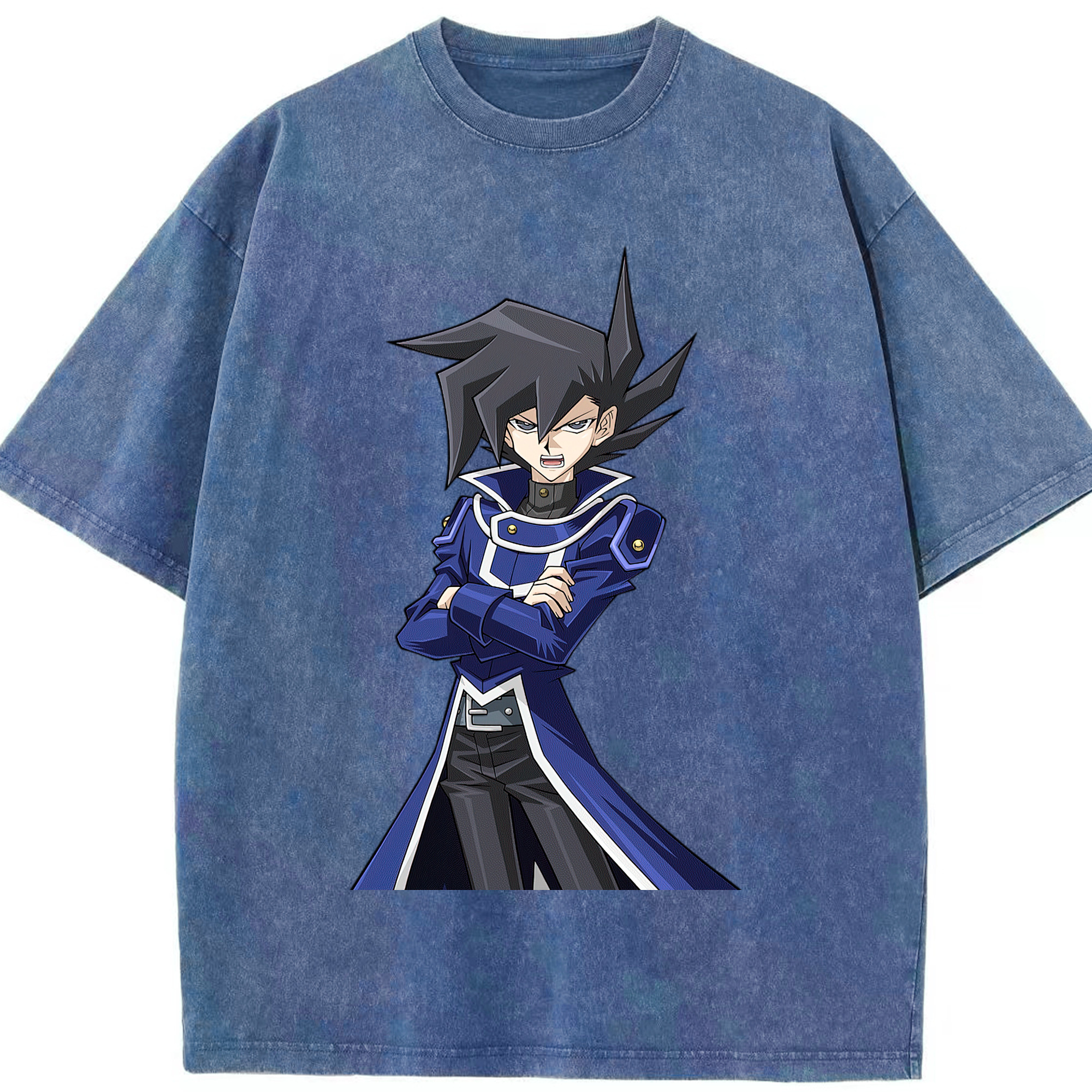 （画像用） 遊☆戯☆王 Yu-Gi-Oh! 綿100% ヴィンテージ風 半袖Tシャツ（フロントプリント）
