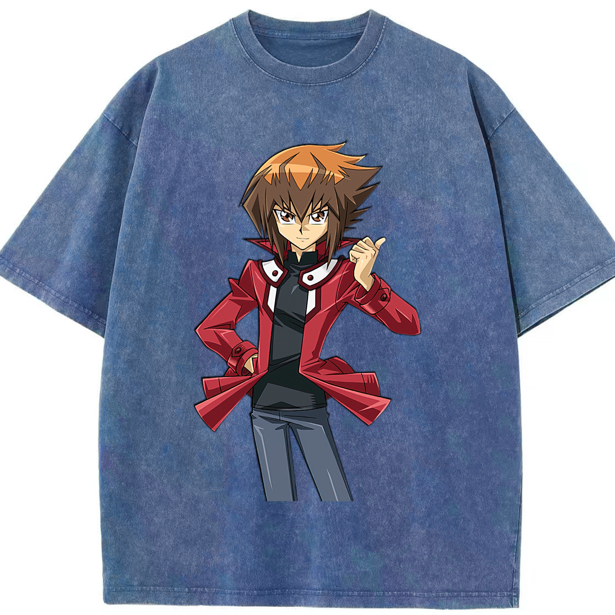 （画像用） 遊☆戯☆王 Yu-Gi-Oh! 綿100% ヴィンテージ風 半袖Tシャツ（フロントプリント）