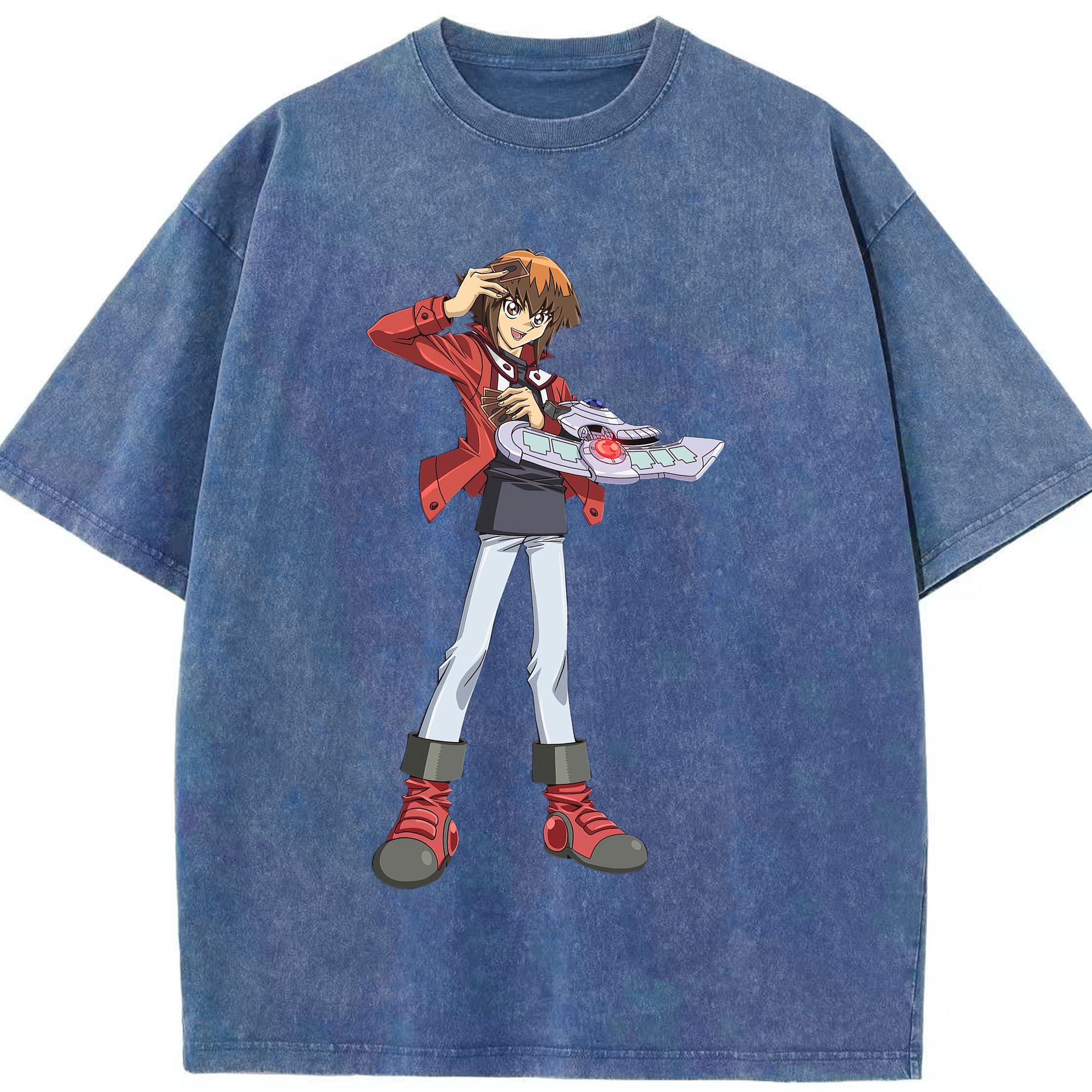 （画像用） 遊☆戯☆王 Yu-Gi-Oh! 綿100% ヴィンテージ風 半袖Tシャツ（フロントプリント）