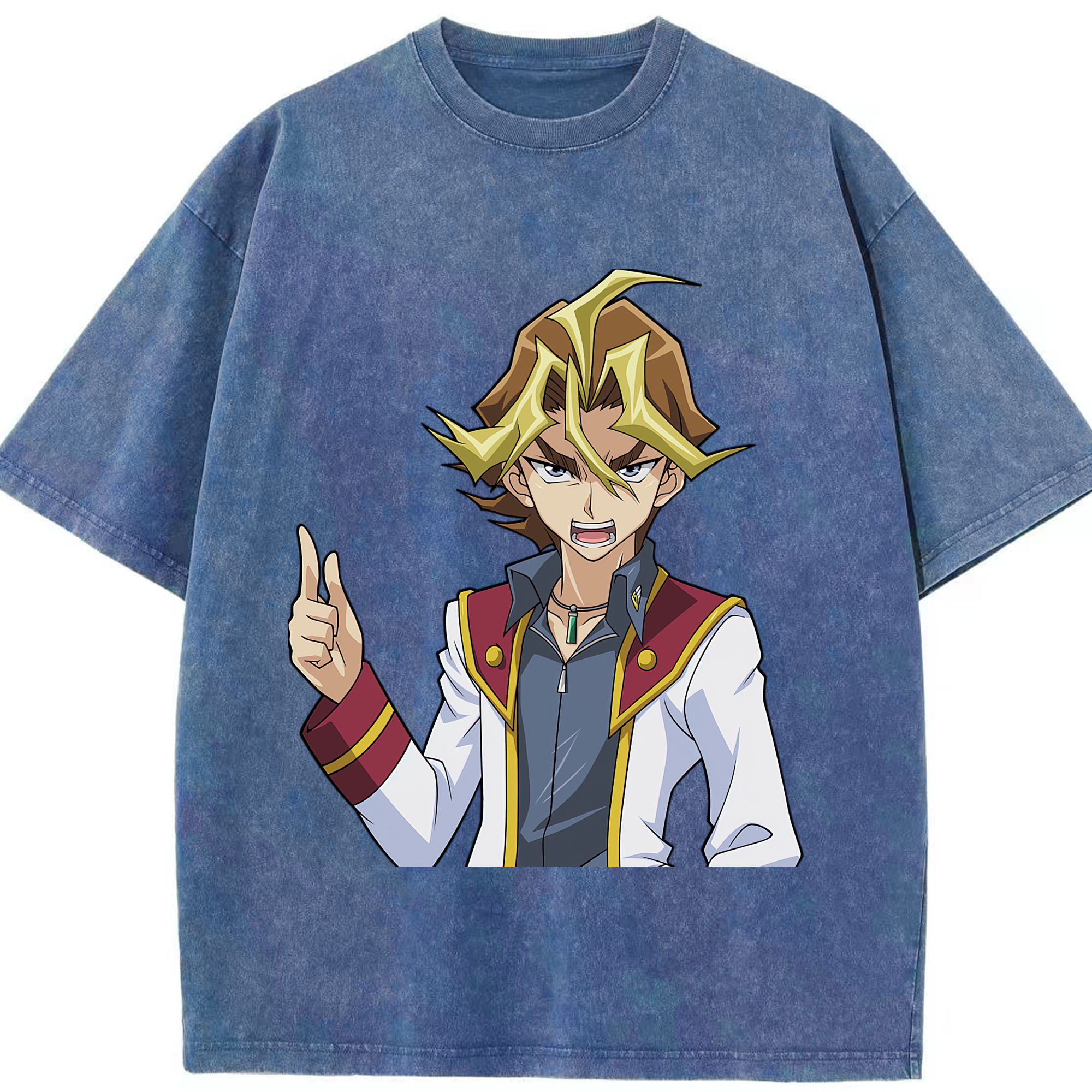 （画像用） 遊☆戯☆王 Yu-Gi-Oh! 綿100% ヴィンテージ風 半袖Tシャツ（フロントプリント）