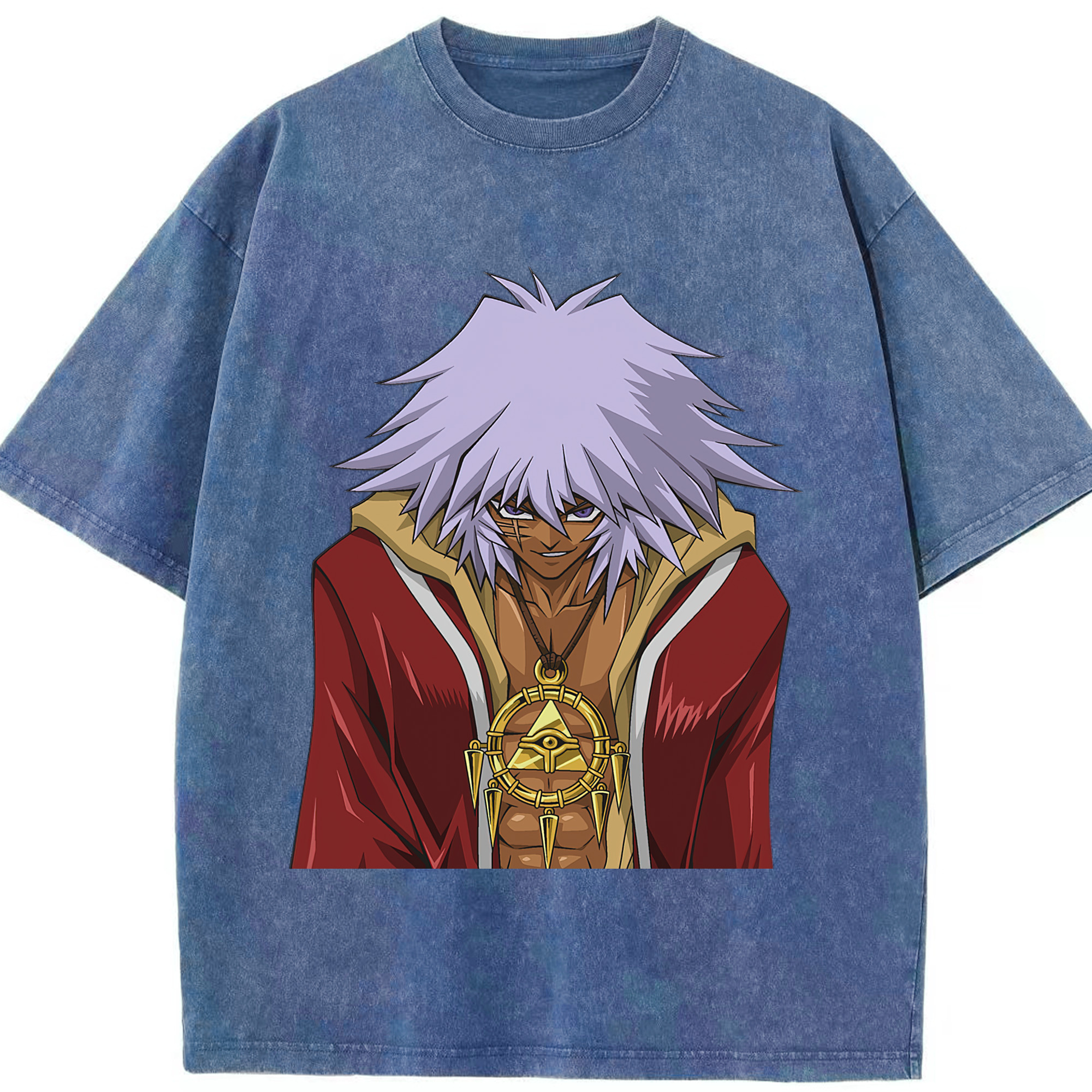 （画像用） 遊☆戯☆王 Yu-Gi-Oh! 綿100% ヴィンテージ風 半袖Tシャツ（フロントプリント）