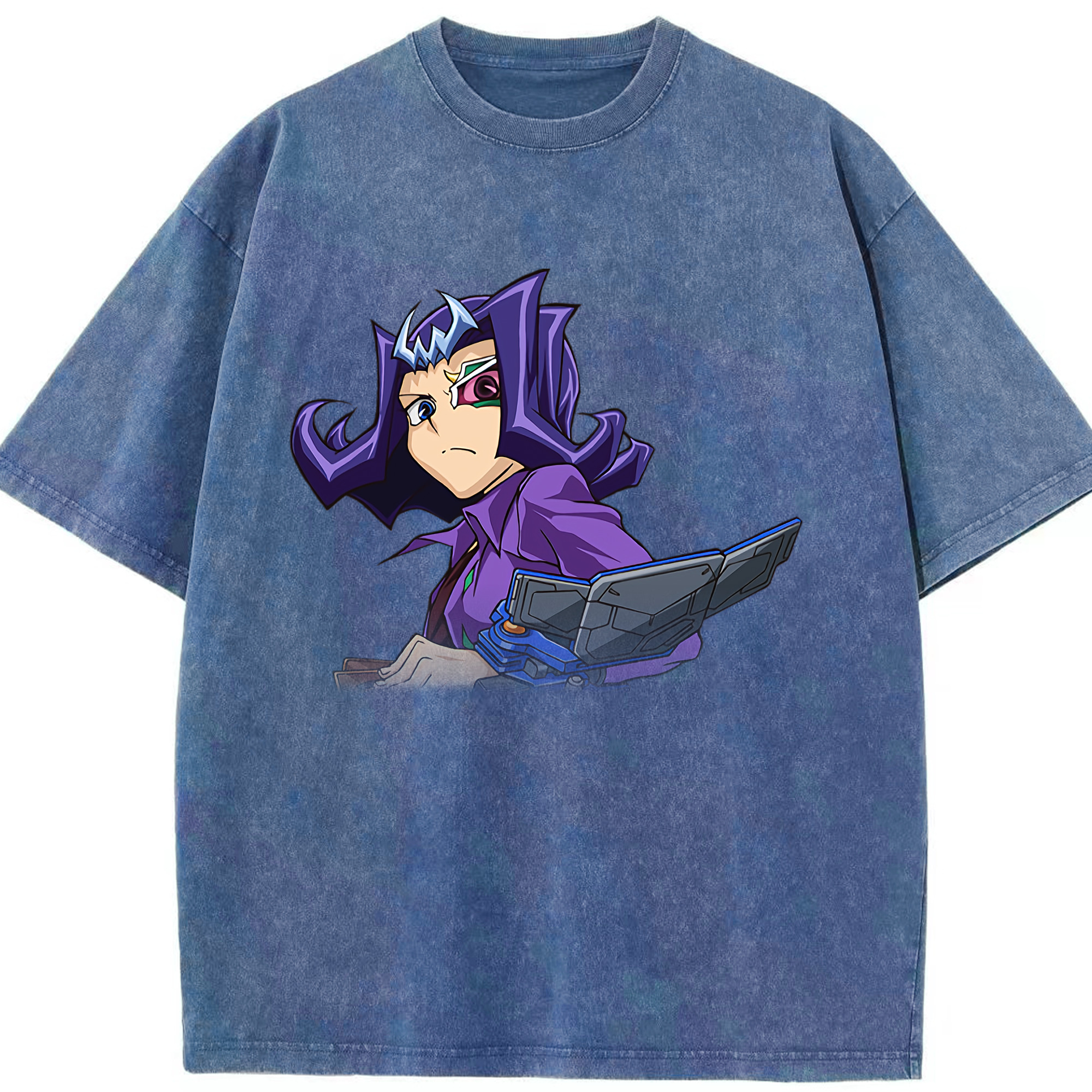 （画像用） 遊☆戯☆王 Yu-Gi-Oh! 綿100% ヴィンテージ風 半袖Tシャツ（フロントプリント）