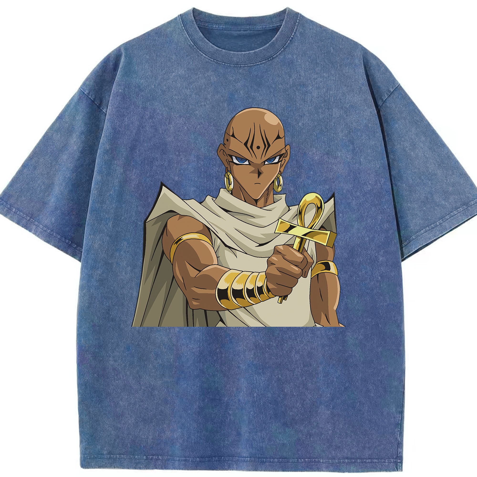 （画像用） 遊☆戯☆王 Yu-Gi-Oh! 綿100% ヴィンテージ風 半袖Tシャツ（フロントプリント）