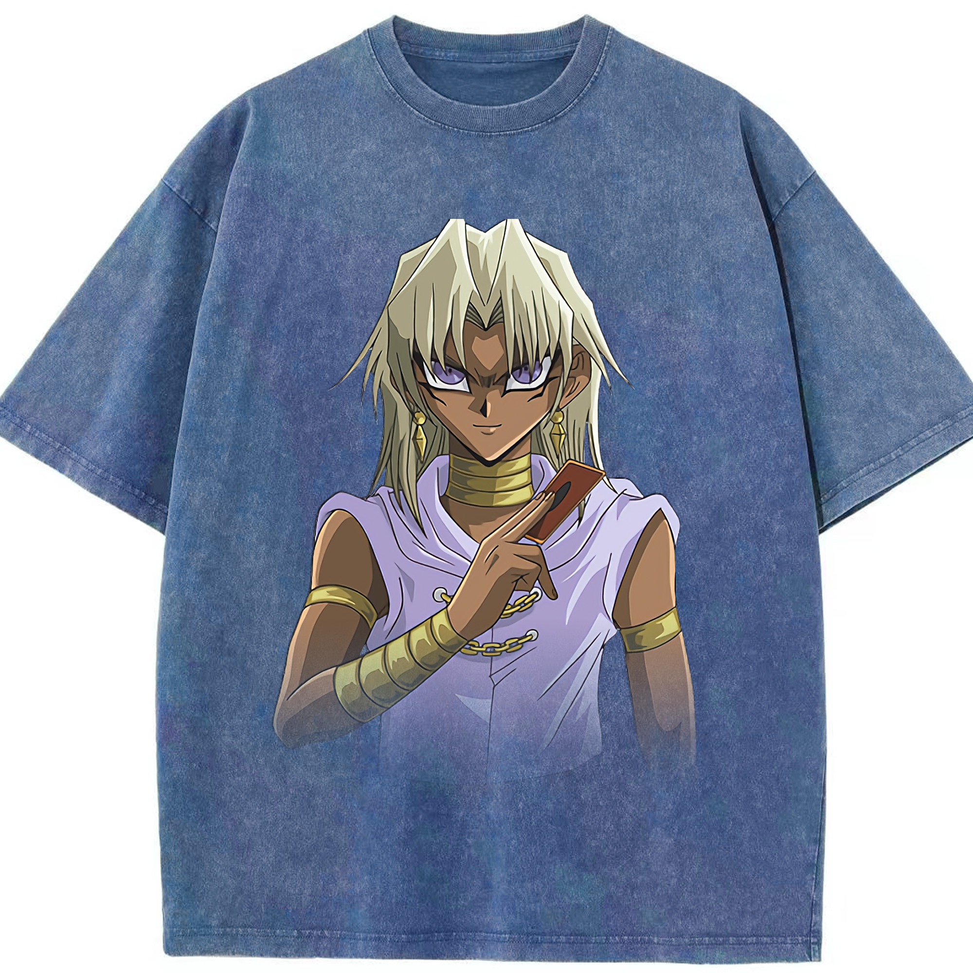 （画像用） 遊☆戯☆王 Yu-Gi-Oh! 綿100% ヴィンテージ風 半袖Tシャツ（フロントプリント）