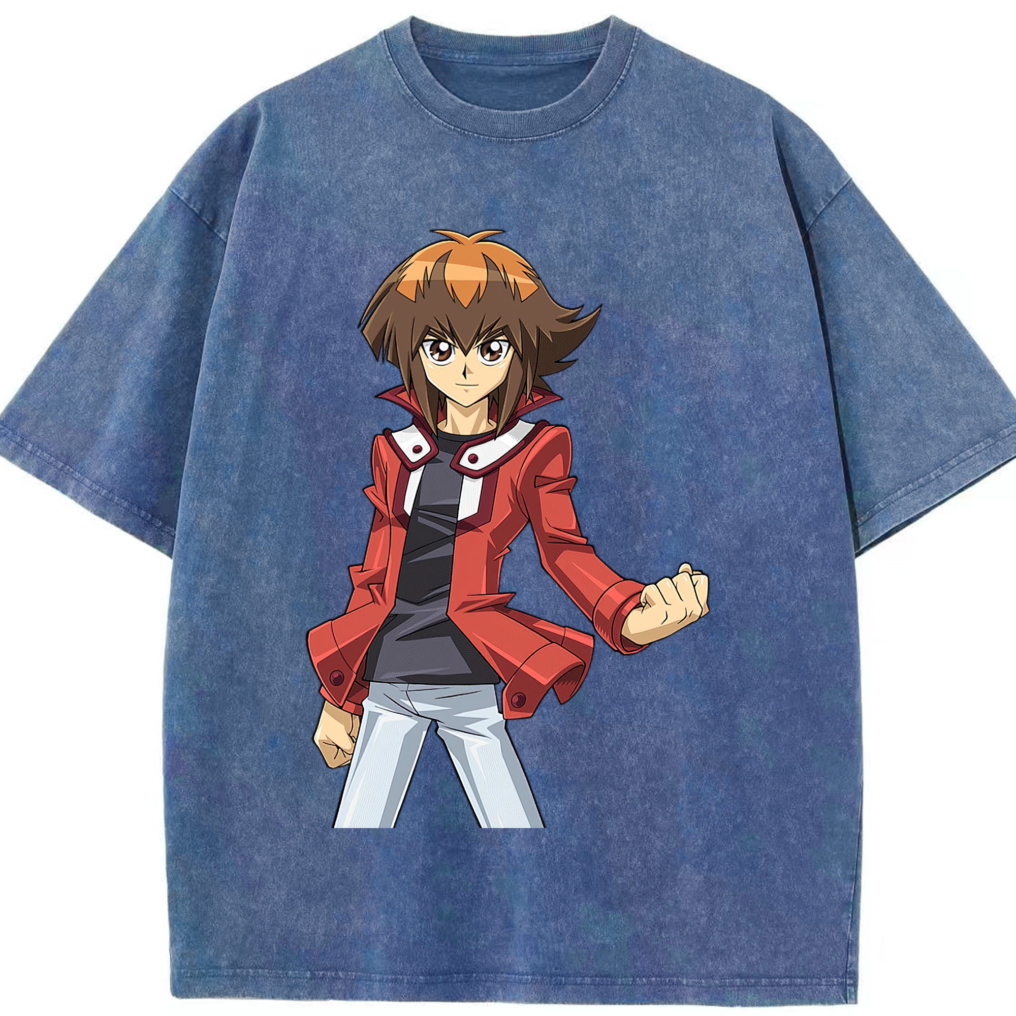 （画像用） 遊☆戯☆王 Yu-Gi-Oh! 綿100% ヴィンテージ風 半袖Tシャツ（フロントプリント）