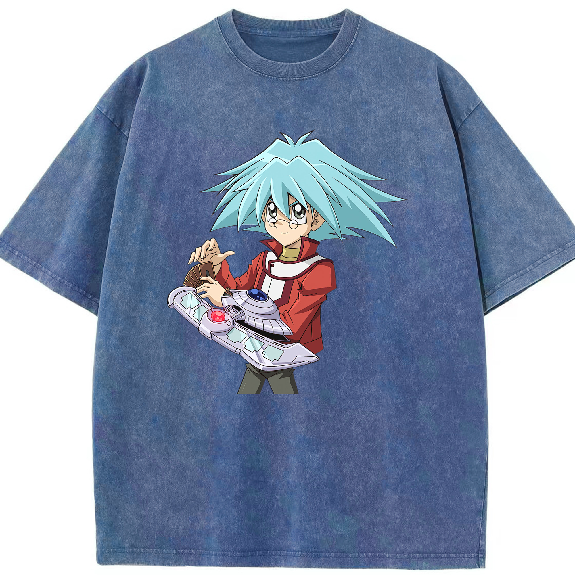 （画像用） 遊☆戯☆王 Yu-Gi-Oh! 綿100% ヴィンテージ風 半袖Tシャツ（フロントプリント）