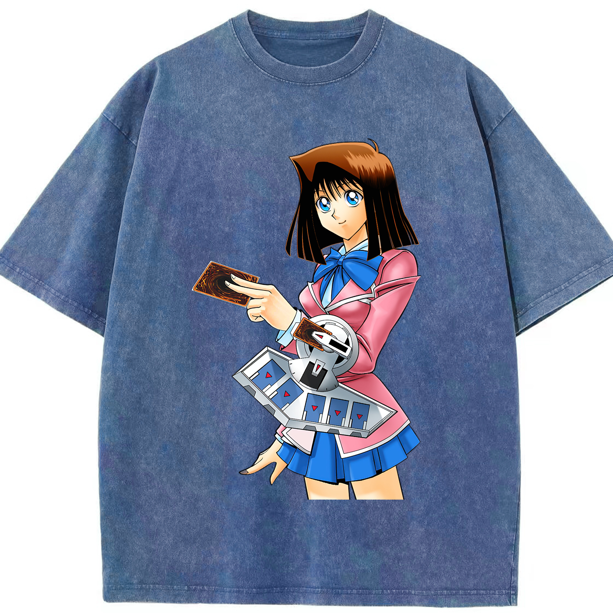 （画像用） 遊☆戯☆王 Yu-Gi-Oh! 綿100% ヴィンテージ風 半袖Tシャツ（フロントプリント）