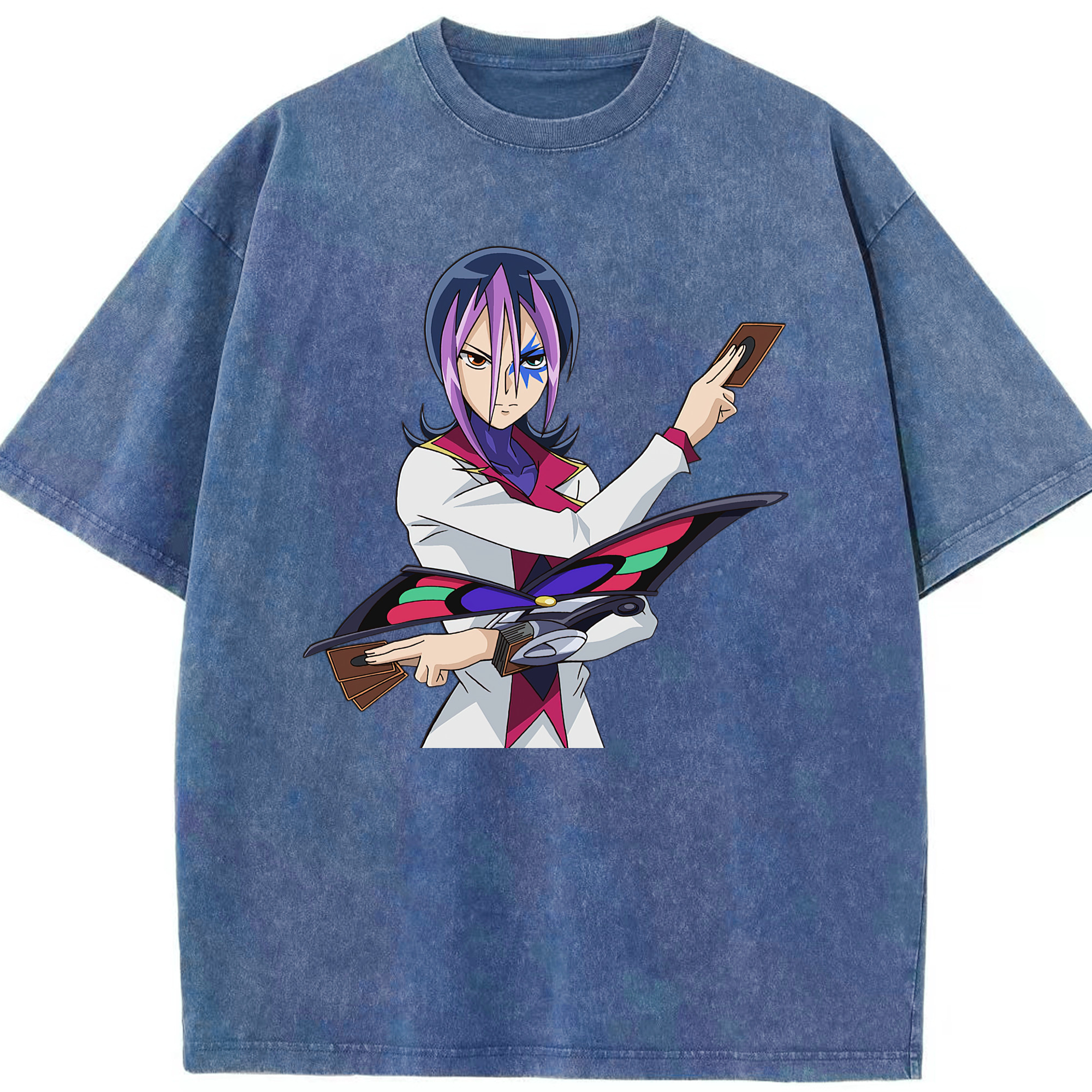 （画像用） 遊☆戯☆王 Yu-Gi-Oh! 綿100% ヴィンテージ風 半袖Tシャツ（フロントプリント）