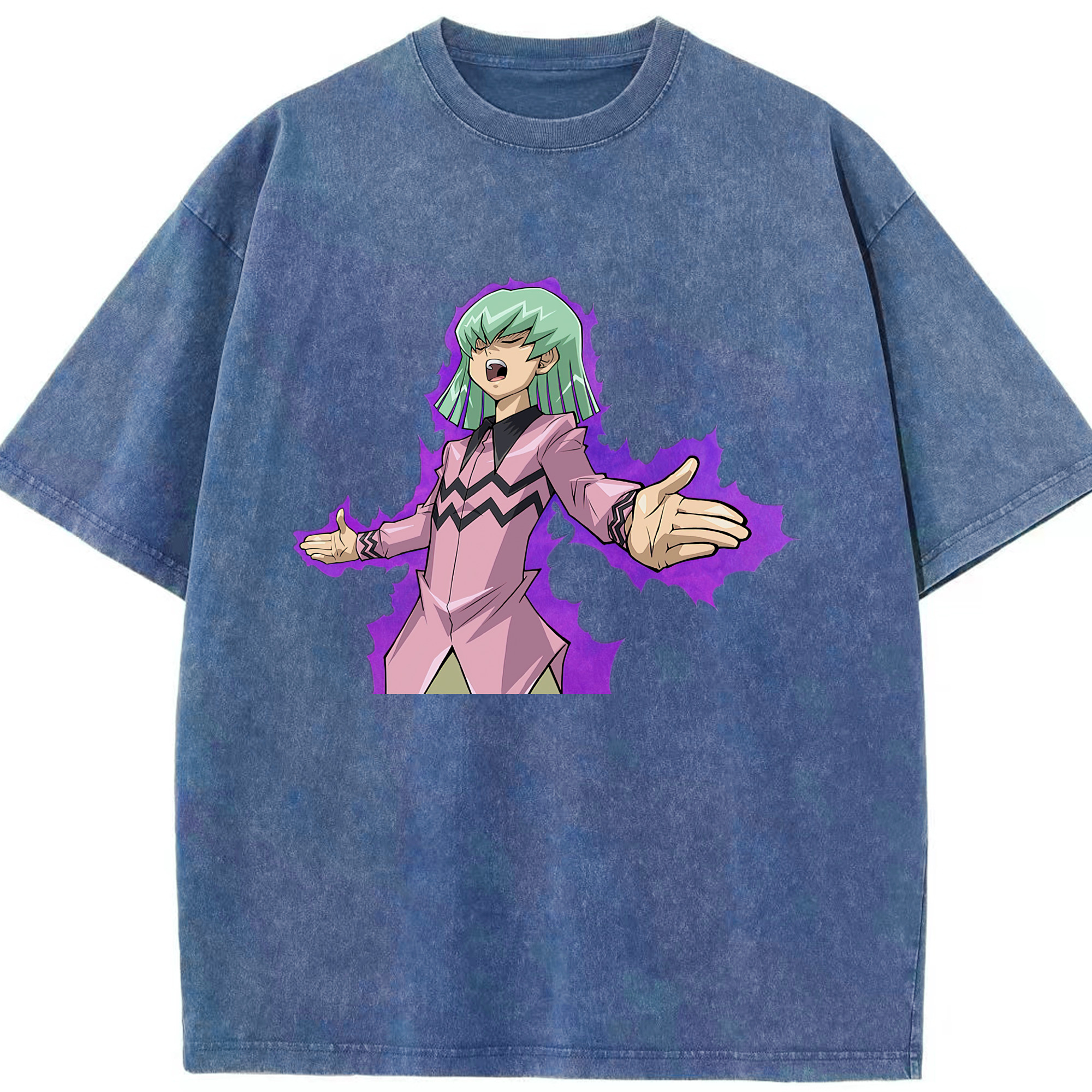 （画像用） 遊☆戯☆王 Yu-Gi-Oh! 綿100% ヴィンテージ風 半袖Tシャツ（フロントプリント）
