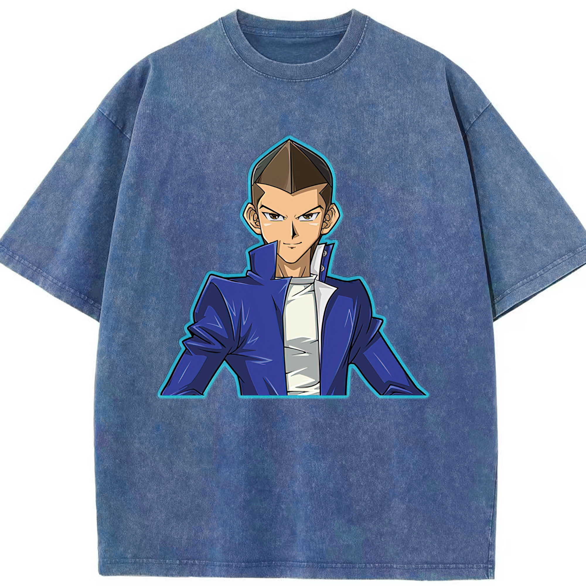 （画像用） 遊☆戯☆王 Yu-Gi-Oh! 綿100% ヴィンテージ風 半袖Tシャツ（フロントプリント）