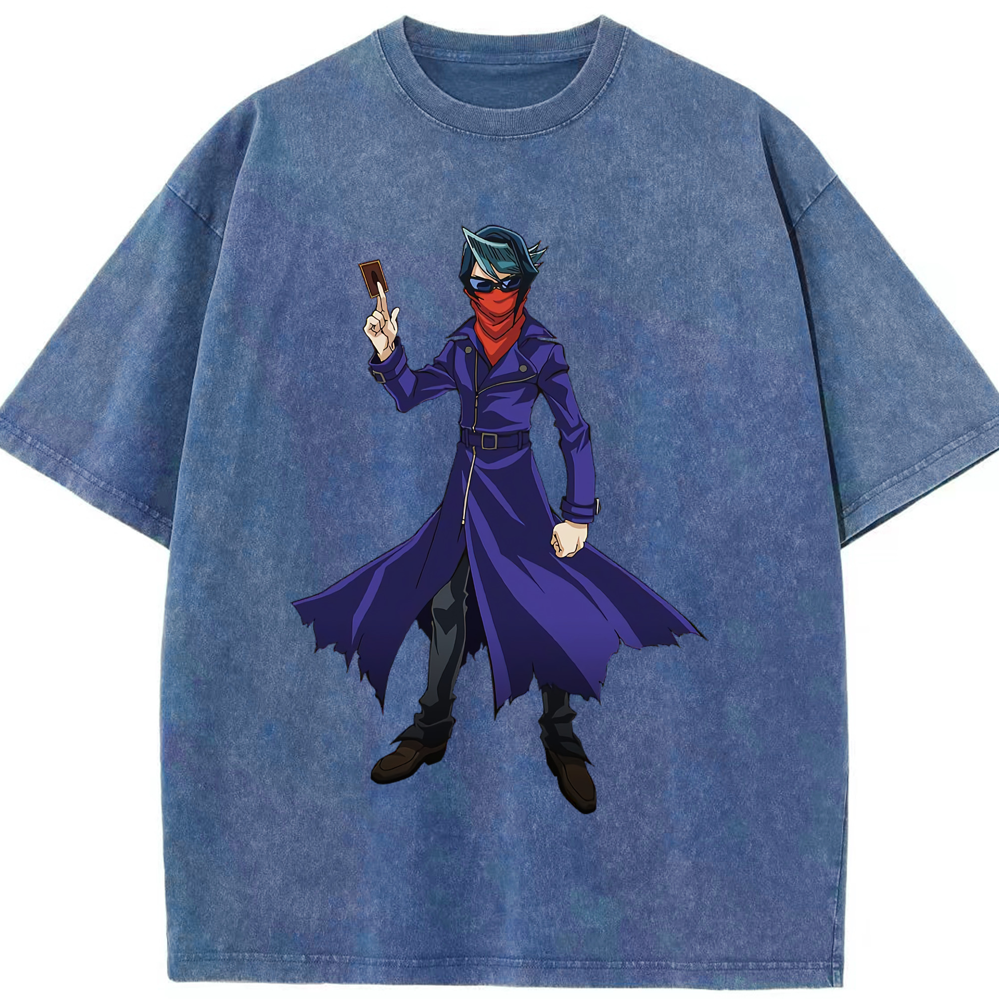 （画像用） 遊☆戯☆王 Yu-Gi-Oh! 綿100% ヴィンテージ風 半袖Tシャツ（フロントプリント）