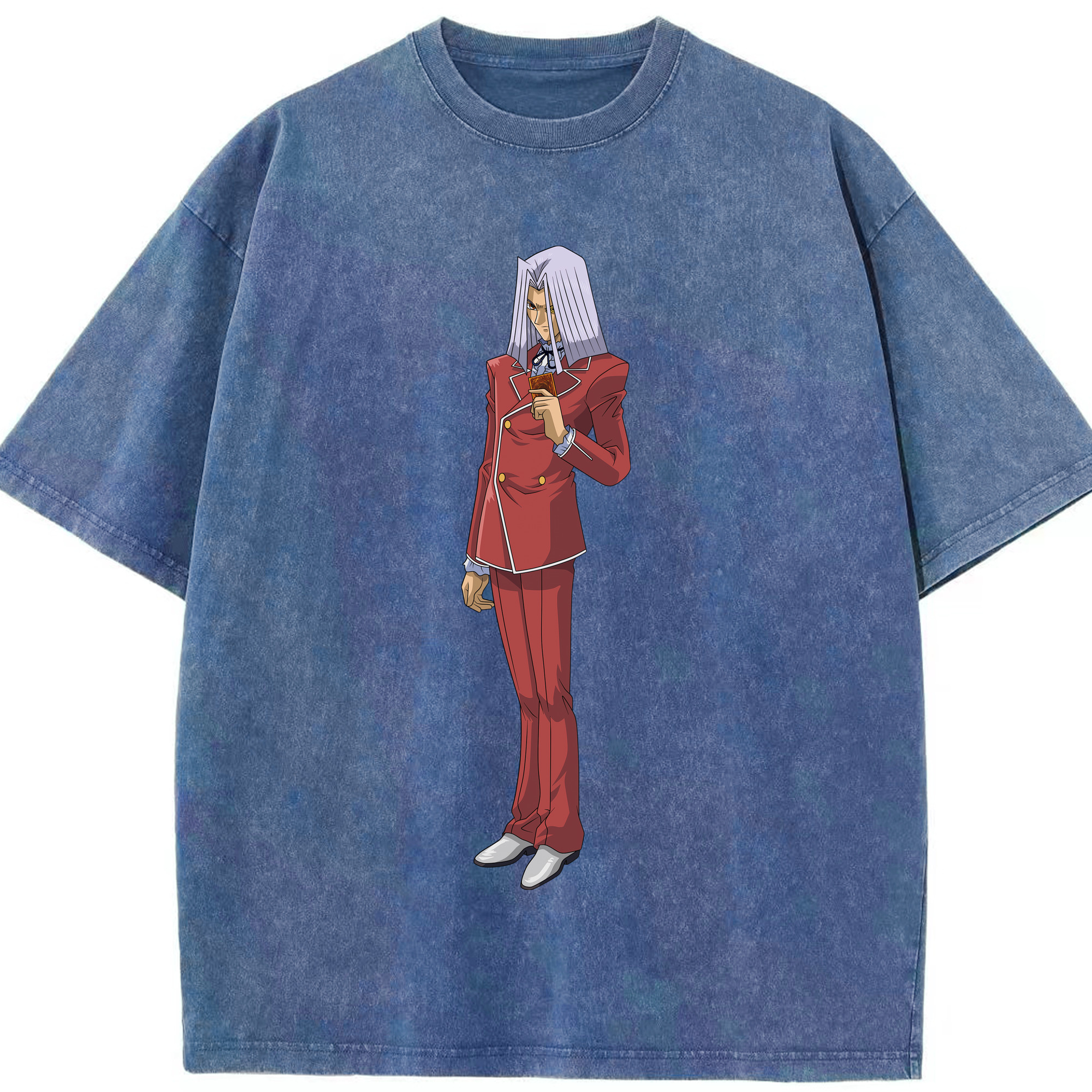 （画像用） 遊☆戯☆王 Yu-Gi-Oh! 綿100% ヴィンテージ風 半袖Tシャツ（フロントプリント）