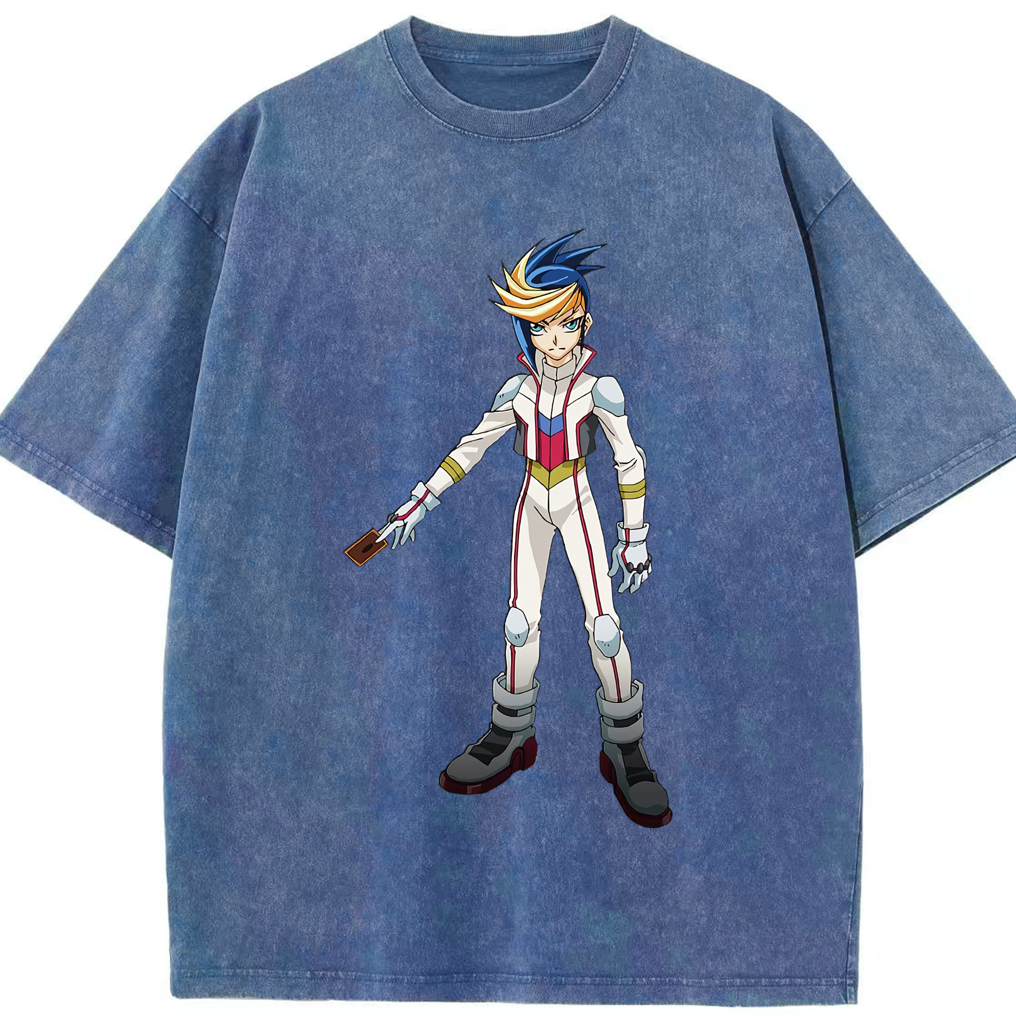 （画像用） 遊☆戯☆王 Yu-Gi-Oh! 綿100% ヴィンテージ風 半袖Tシャツ（フロントプリント）