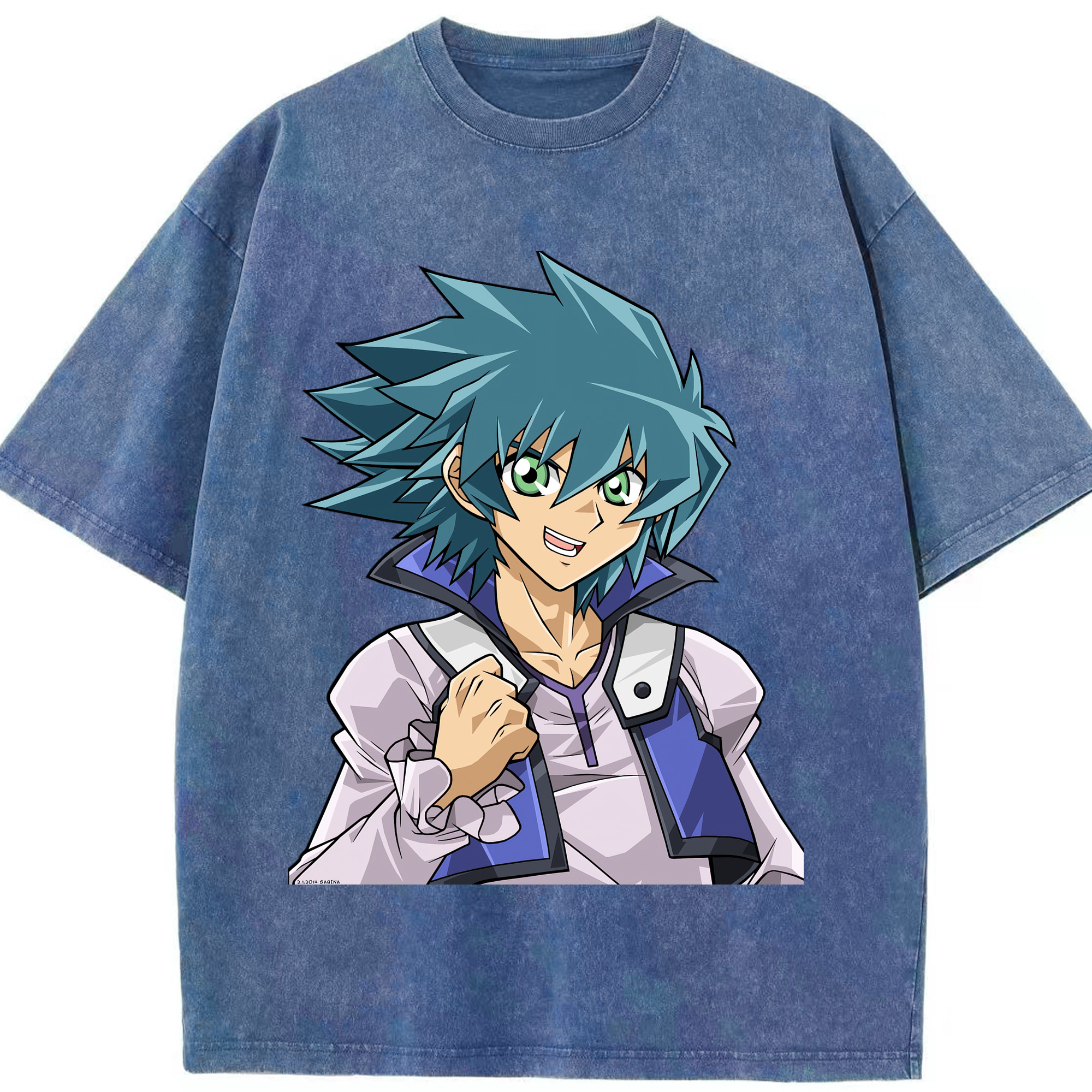 （画像用） 遊☆戯☆王 Yu-Gi-Oh! 綿100% ヴィンテージ風 半袖Tシャツ（フロントプリント）