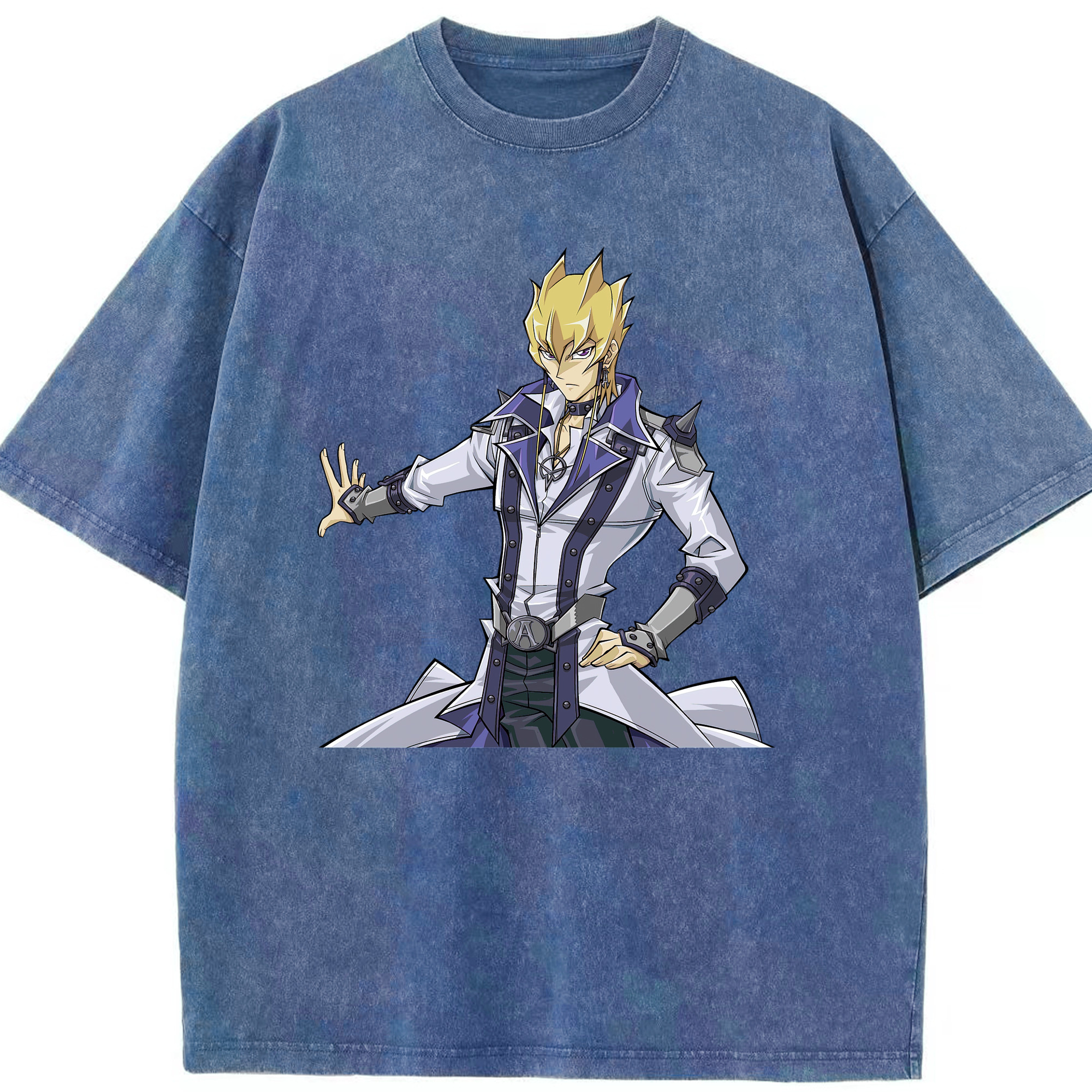 （画像用） 遊☆戯☆王 Yu-Gi-Oh! 綿100% ヴィンテージ風 半袖Tシャツ（フロントプリント）