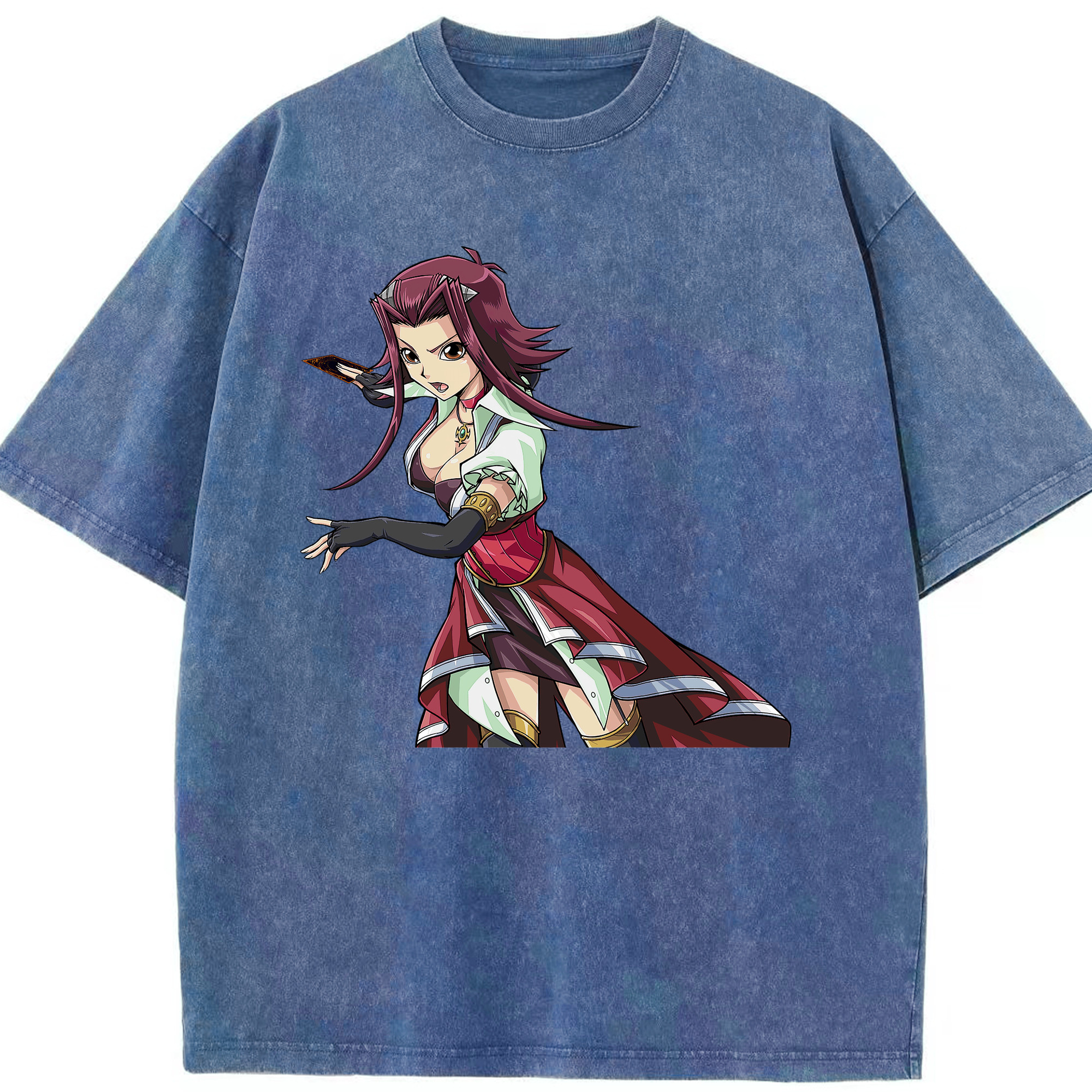 （画像用） 遊☆戯☆王 Yu-Gi-Oh! 綿100% ヴィンテージ風 半袖Tシャツ（フロントプリント）