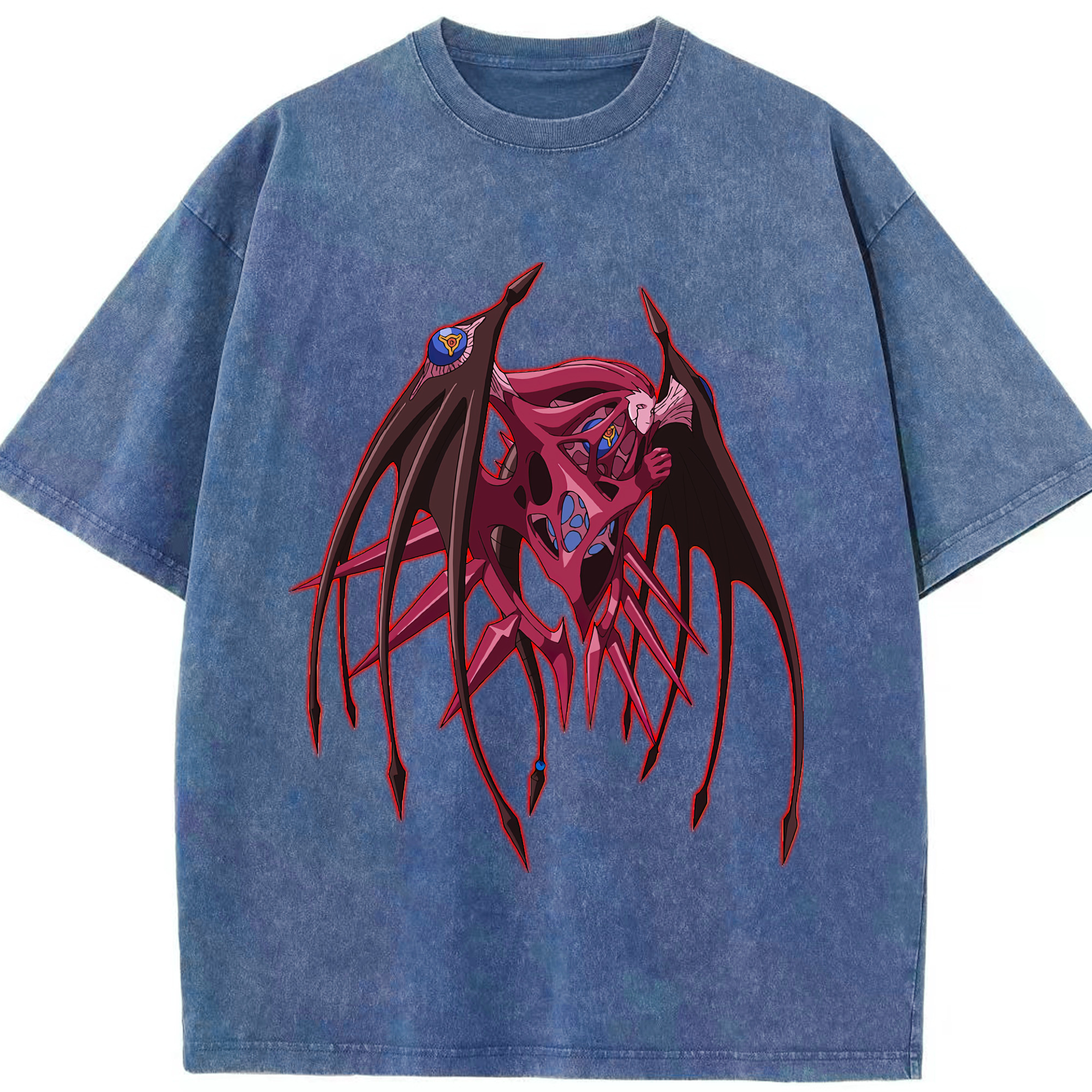 （画像用） 遊☆戯☆王 Yu-Gi-Oh! 綿100% ヴィンテージ風 半袖Tシャツ（フロントプリント）