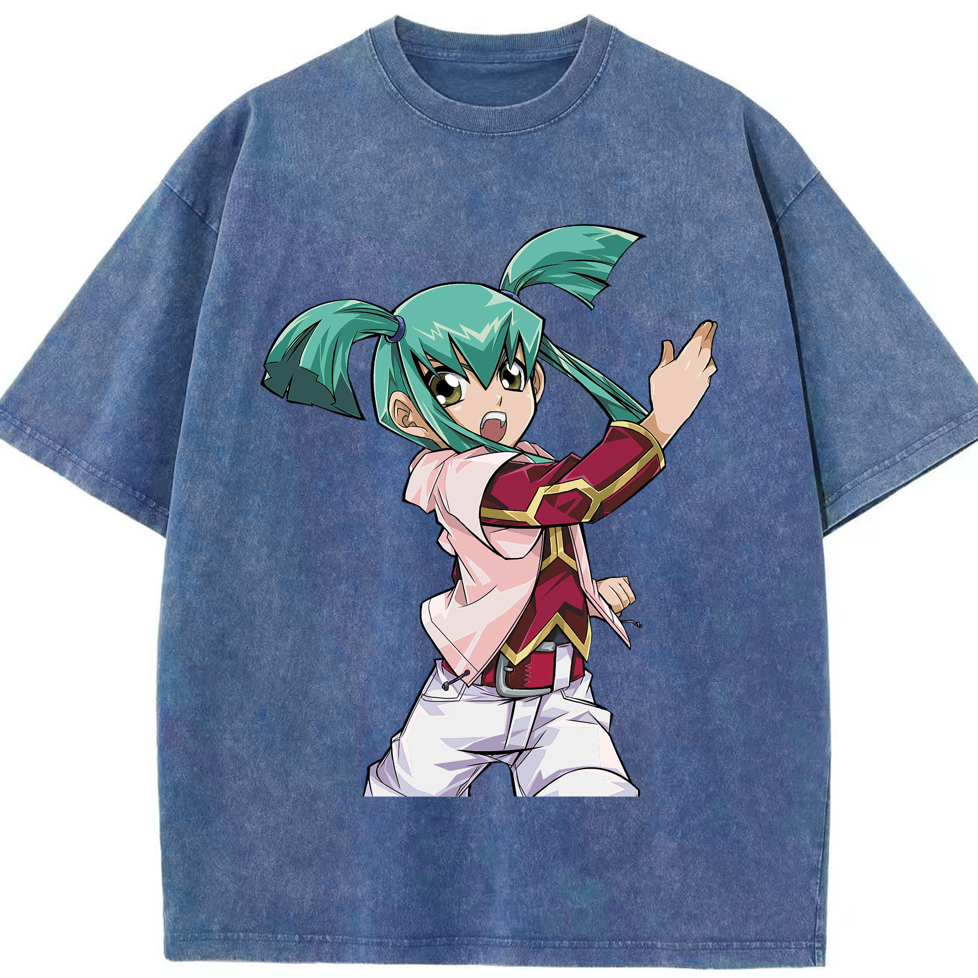 （画像用） 遊☆戯☆王 Yu-Gi-Oh! 綿100% ヴィンテージ風 半袖Tシャツ（フロントプリント）