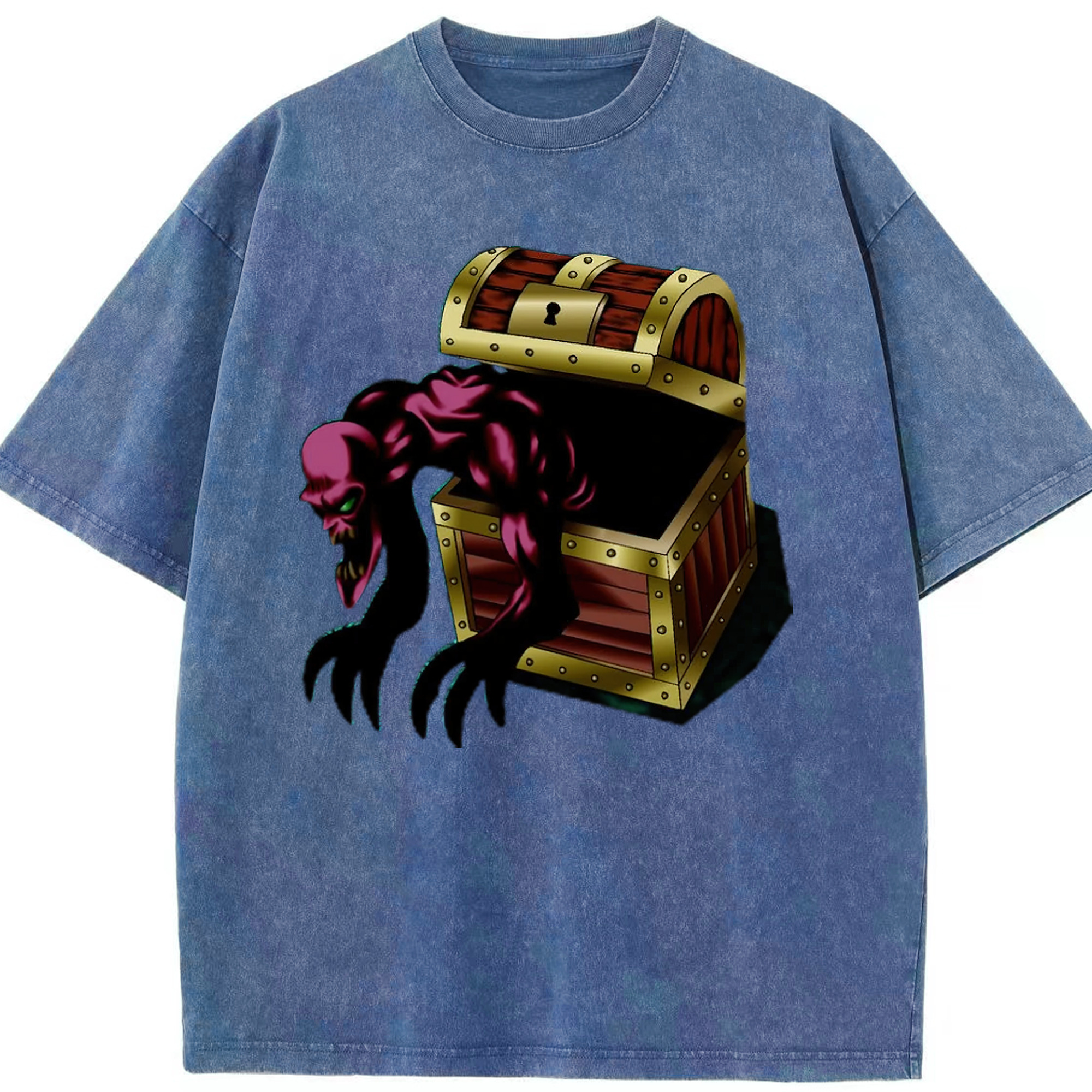 （画像用） 遊☆戯☆王 Yu-Gi-Oh! 綿100% ヴィンテージ風 半袖Tシャツ（フロントプリント）