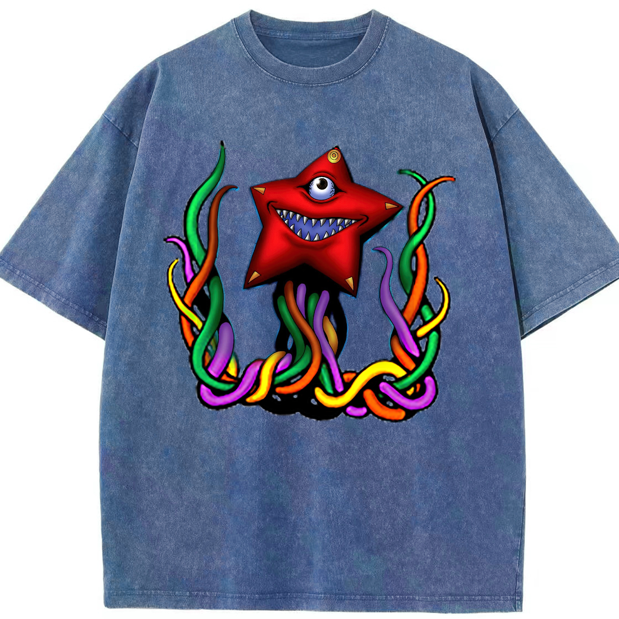 （画像用） 遊☆戯☆王 Yu-Gi-Oh! 綿100% ヴィンテージ風 半袖Tシャツ（フロントプリント）