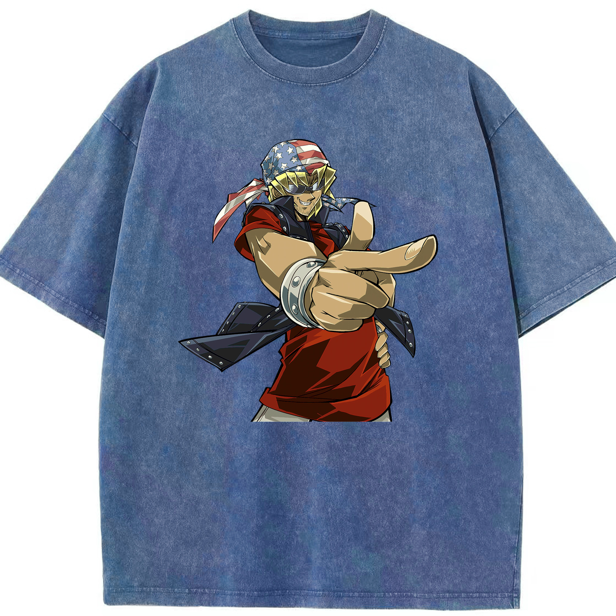 （画像用） 遊☆戯☆王 Yu-Gi-Oh! 綿100% ヴィンテージ風 半袖Tシャツ（フロントプリント）
