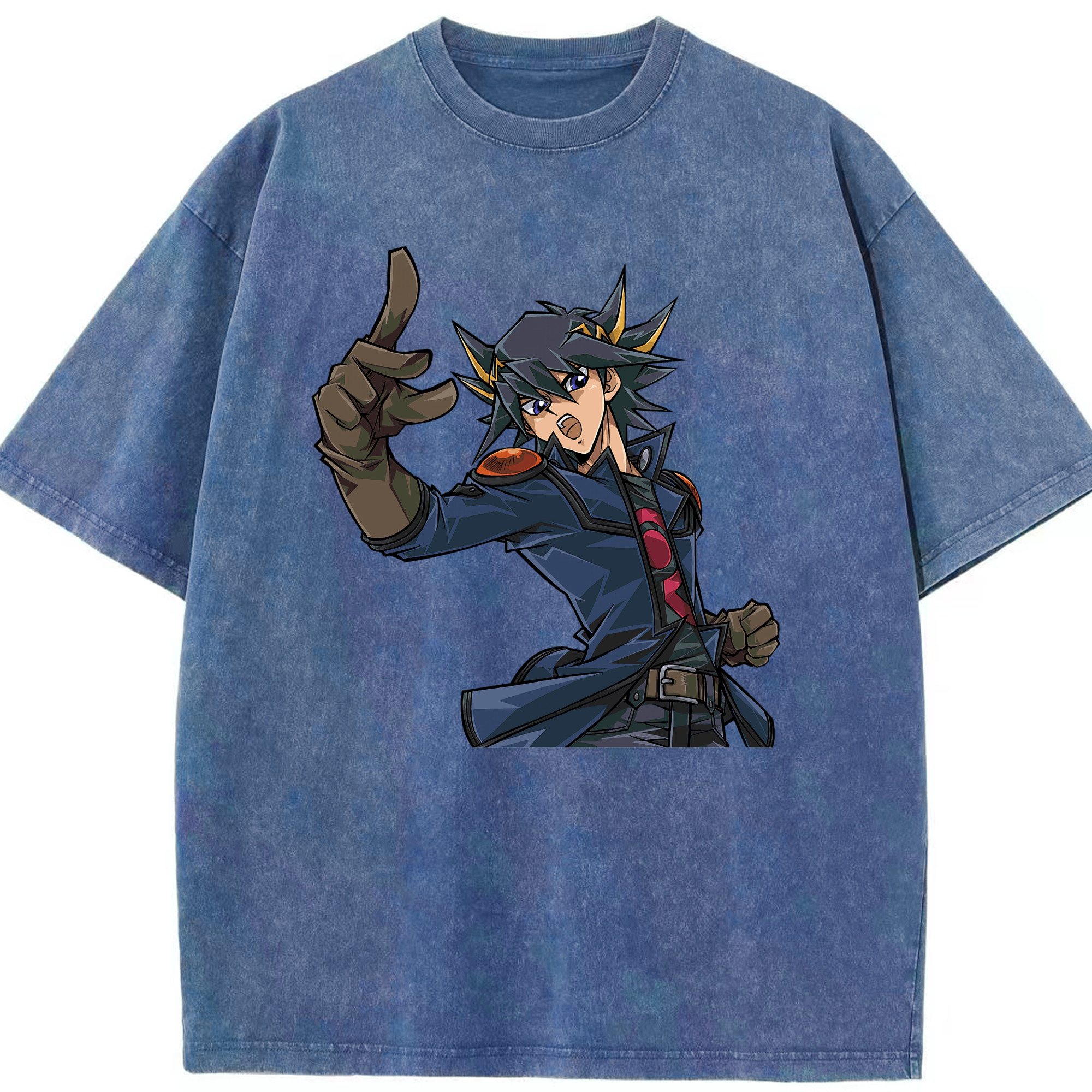 （画像用） 遊☆戯☆王 Yu-Gi-Oh! 綿100% ヴィンテージ風 半袖Tシャツ（フロントプリント）