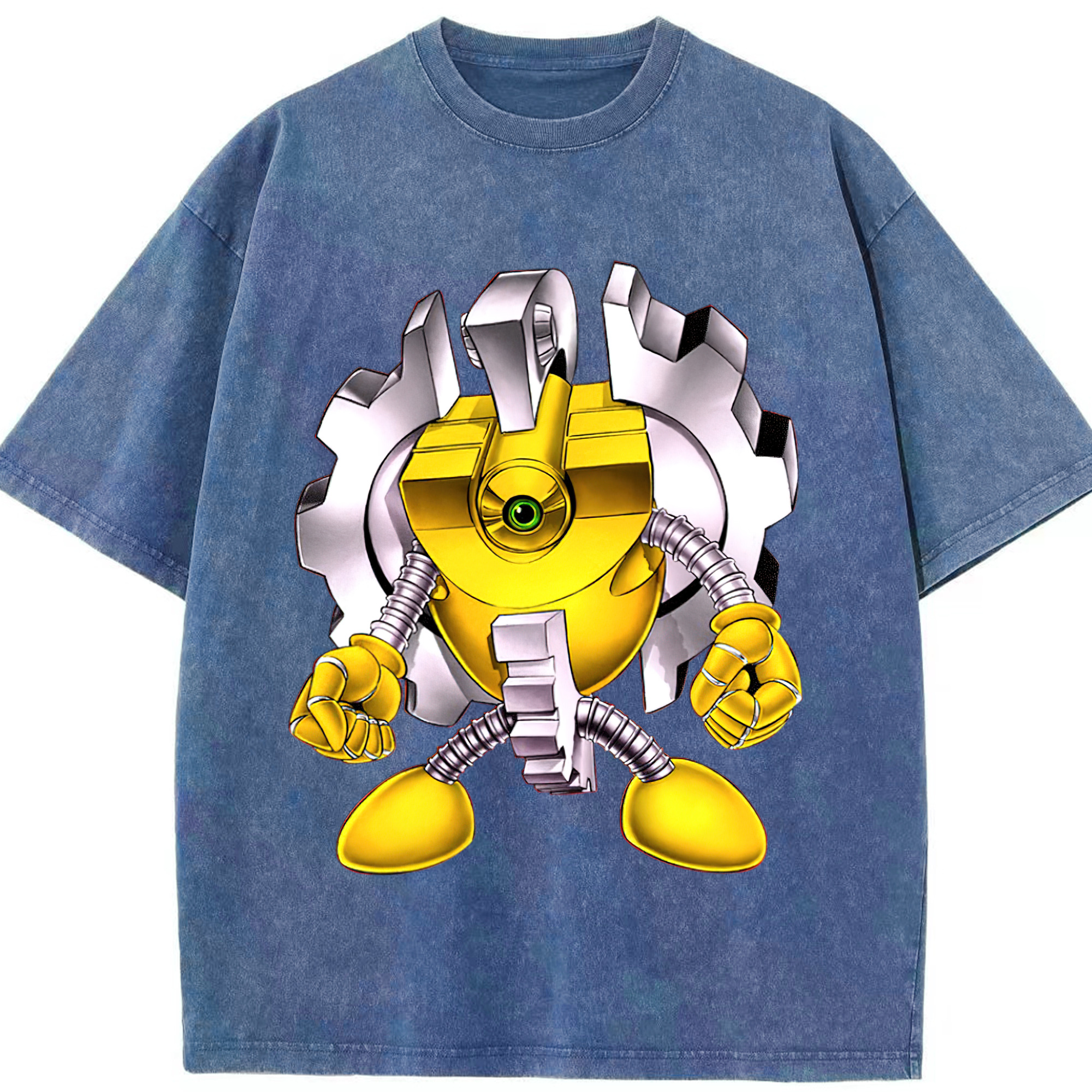 （画像用） 遊☆戯☆王 Yu-Gi-Oh! 綿100% ヴィンテージ風 半袖Tシャツ（フロントプリント）
