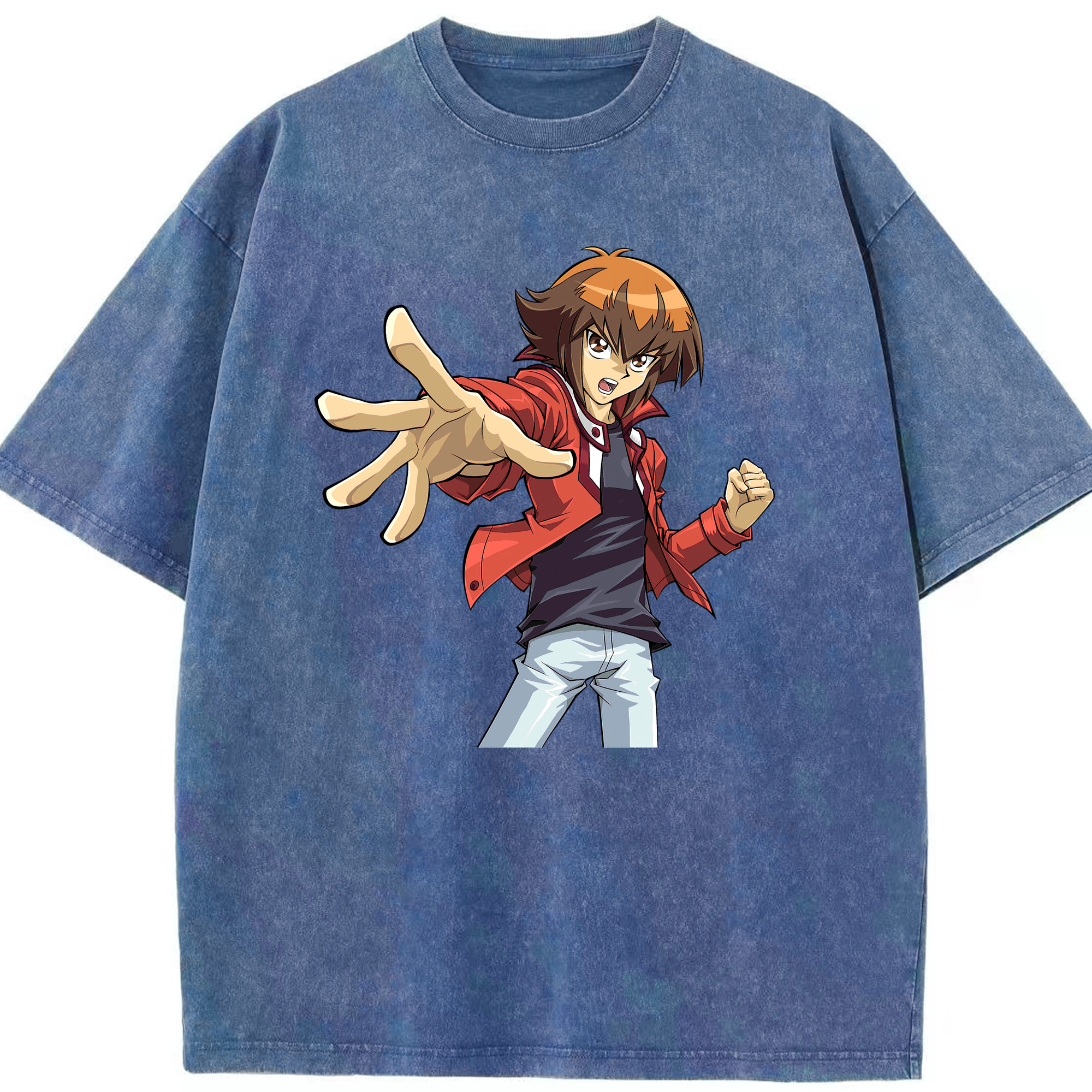 （画像用） 遊☆戯☆王 Yu-Gi-Oh! 綿100% ヴィンテージ風 半袖Tシャツ（フロントプリント）