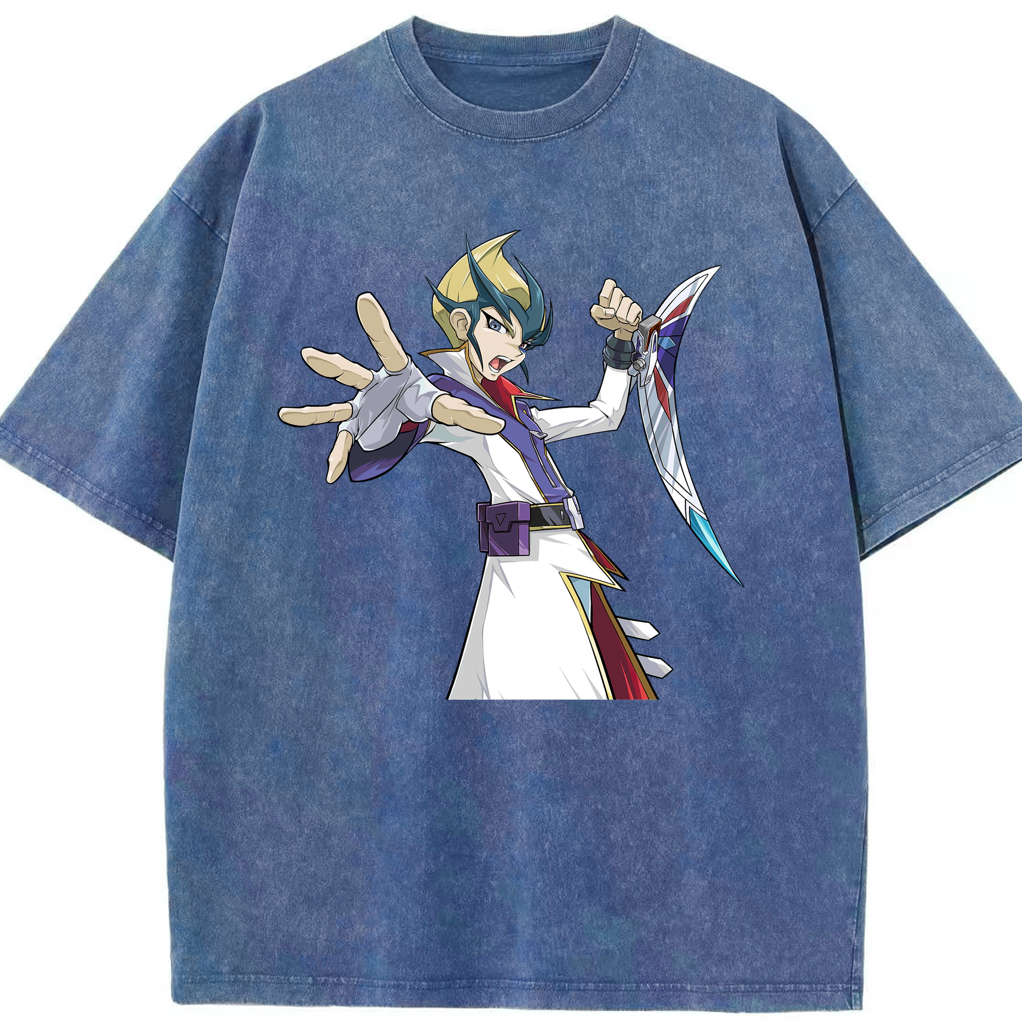 （画像用） 遊☆戯☆王 Yu-Gi-Oh! 綿100% ヴィンテージ風 半袖Tシャツ（フロントプリント）