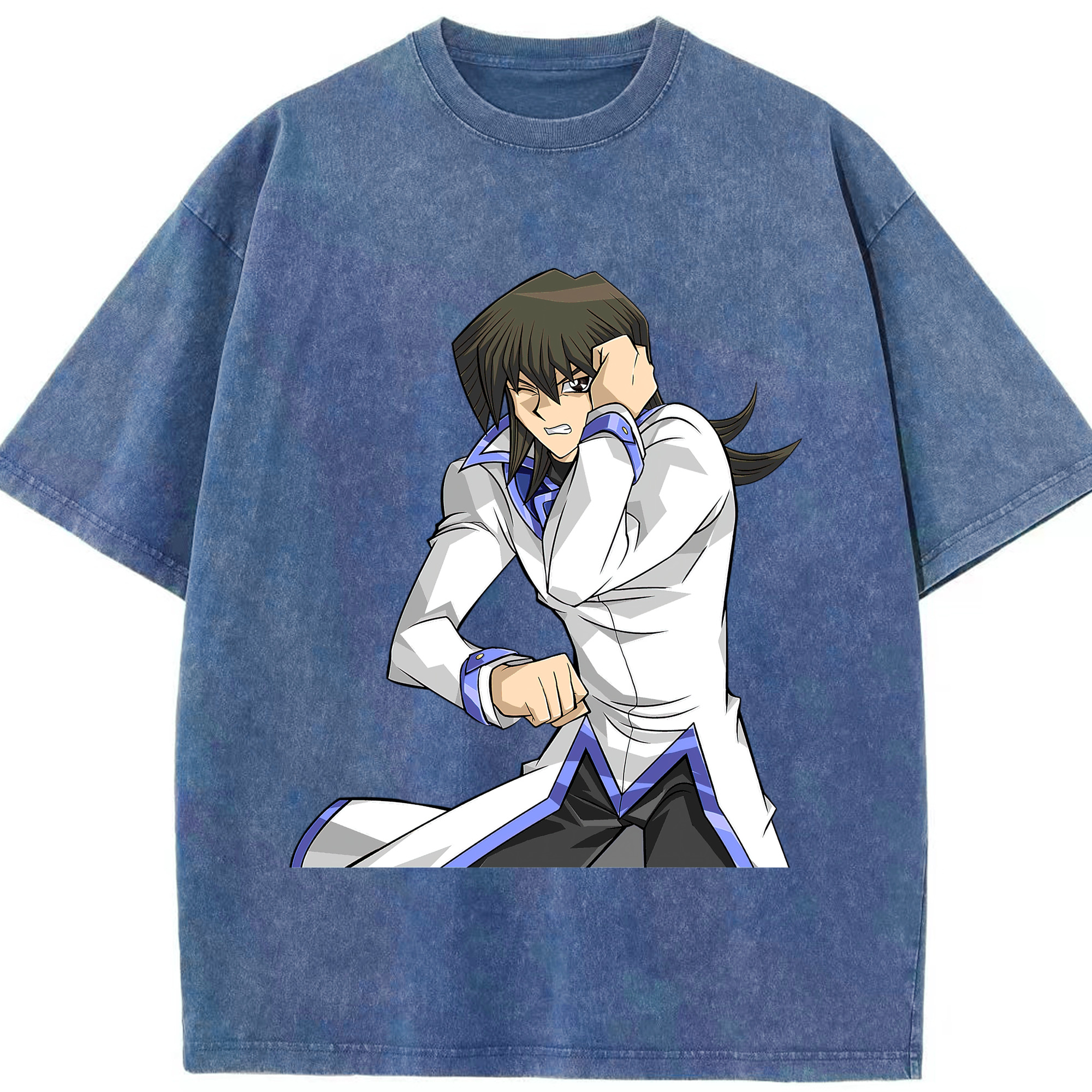 （画像用） 遊☆戯☆王 Yu-Gi-Oh! 綿100% ヴィンテージ風 半袖Tシャツ（フロントプリント）