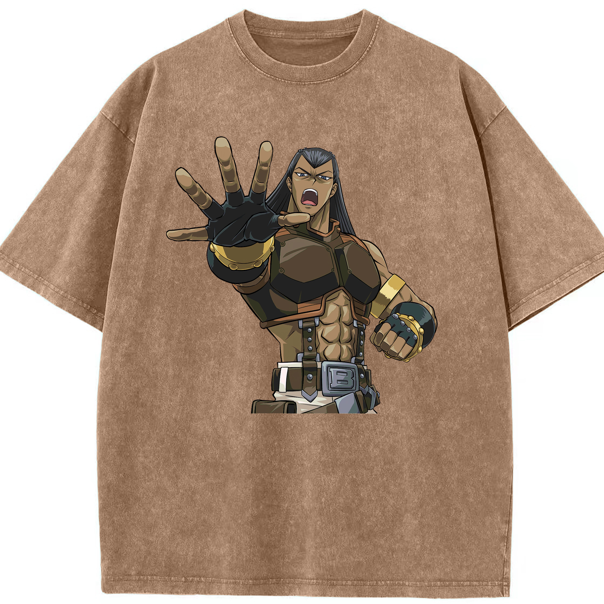 （画像用） 遊☆戯☆王 Yu-Gi-Oh! 綿100% ヴィンテージ風 半袖Tシャツ（フロントプリント）