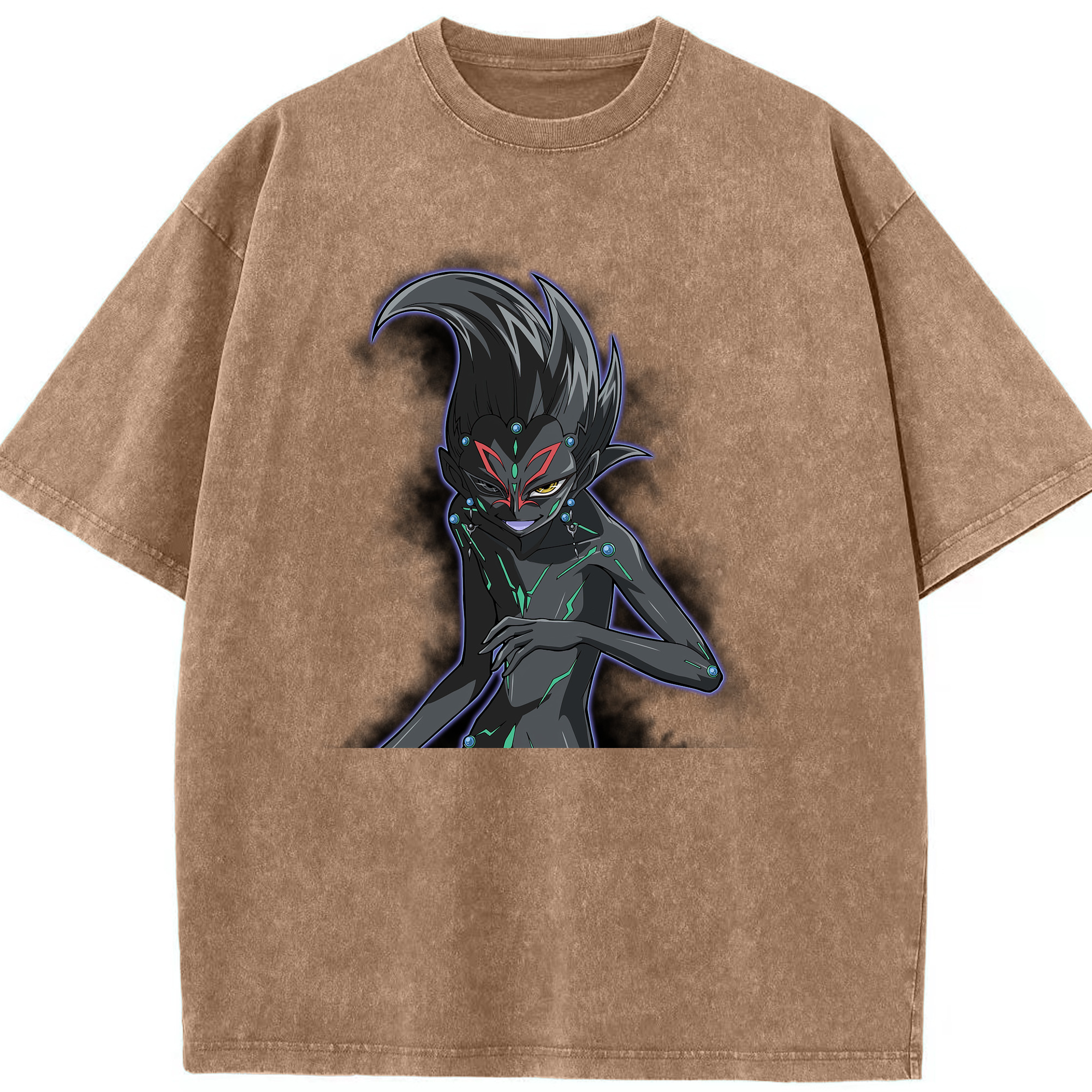 （画像用） 遊☆戯☆王 Yu-Gi-Oh! 綿100% ヴィンテージ風 半袖Tシャツ（フロントプリント）