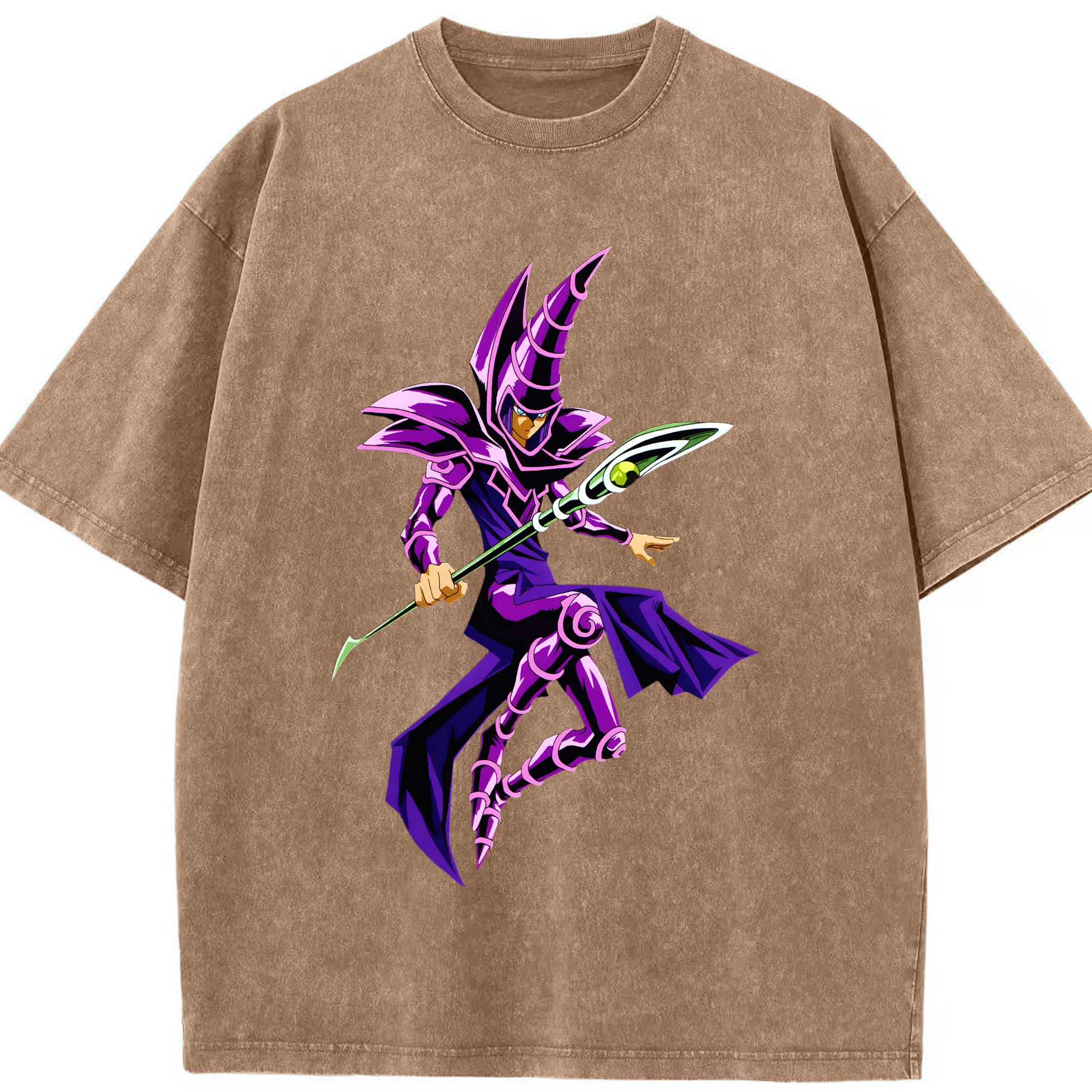 （画像用） 遊☆戯☆王 Yu-Gi-Oh! 綿100% ヴィンテージ風 半袖Tシャツ（フロントプリント）
