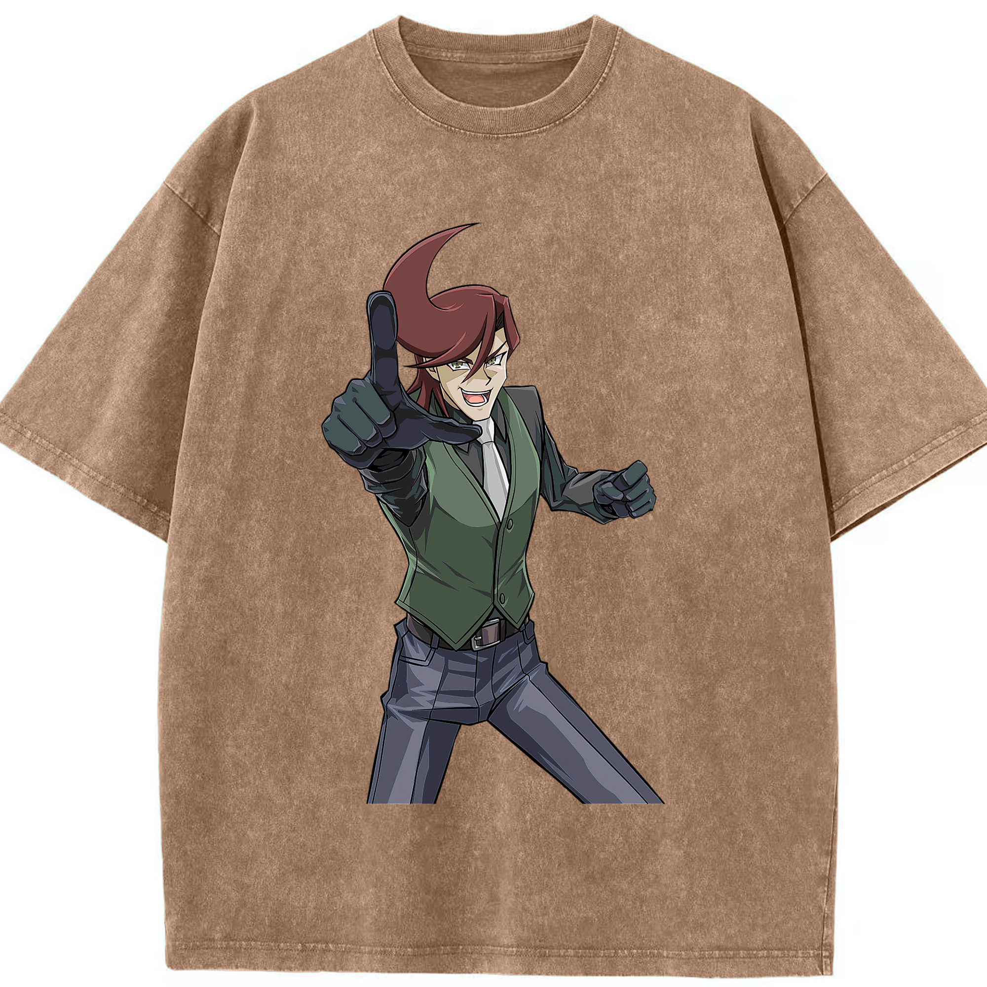 （画像用） 遊☆戯☆王 Yu-Gi-Oh! 綿100% ヴィンテージ風 半袖Tシャツ（フロントプリント）