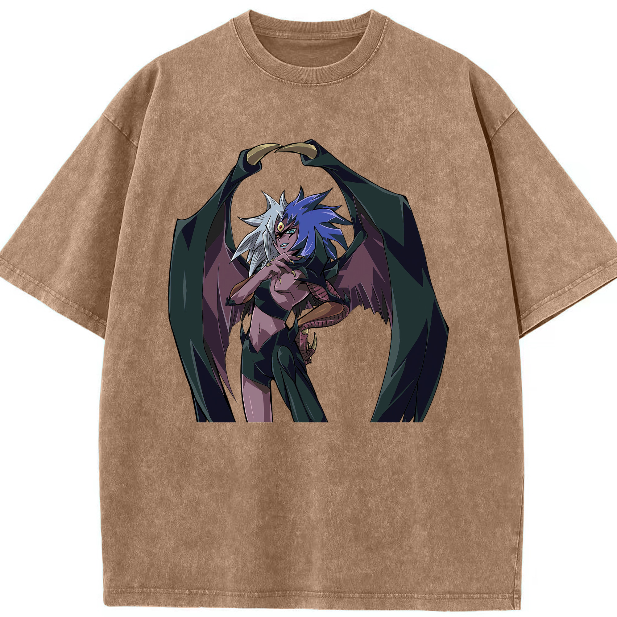 （画像用） 遊☆戯☆王 Yu-Gi-Oh! 綿100% ヴィンテージ風 半袖Tシャツ（フロントプリント）