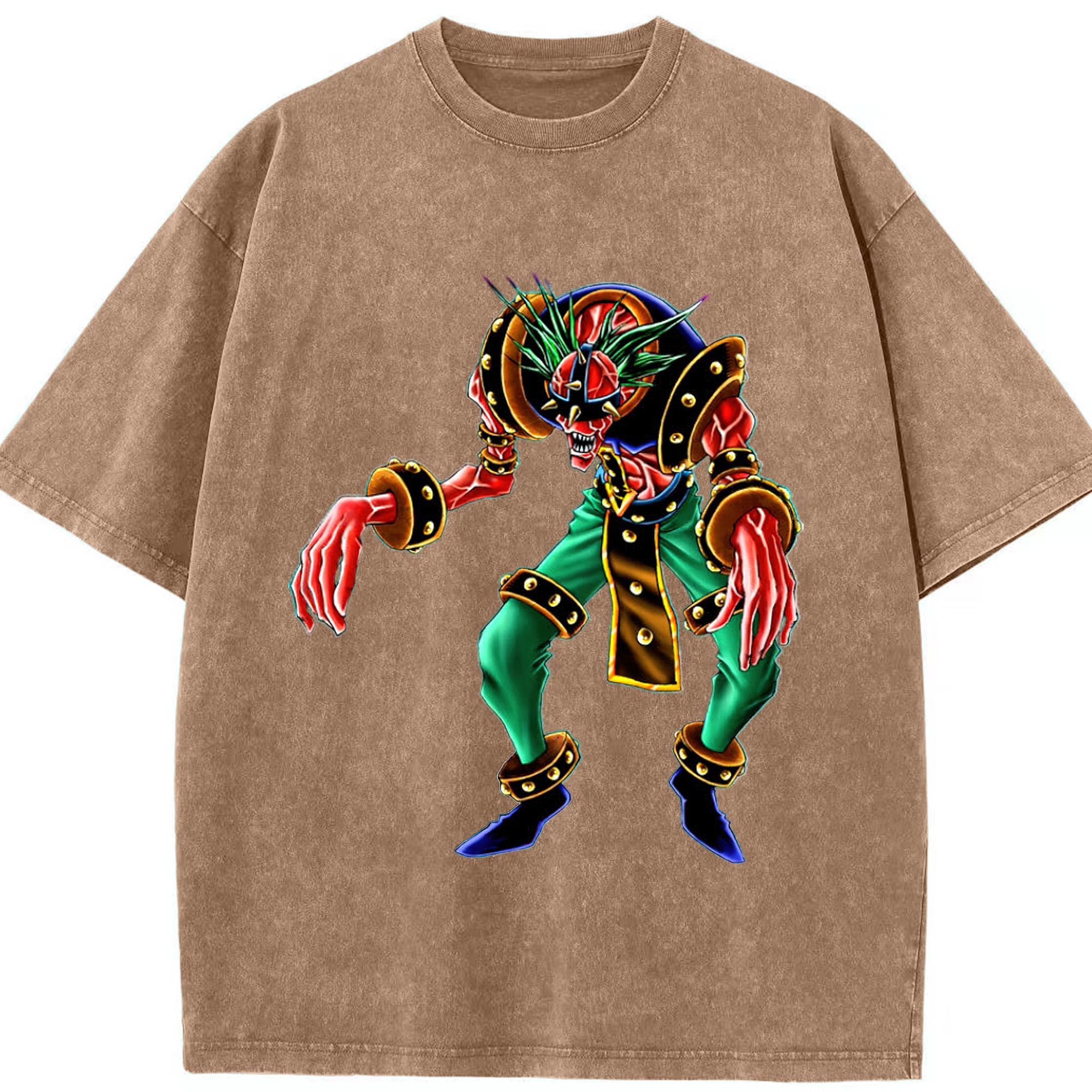 （画像用） 遊☆戯☆王 Yu-Gi-Oh! 綿100% ヴィンテージ風 半袖Tシャツ（フロントプリント）