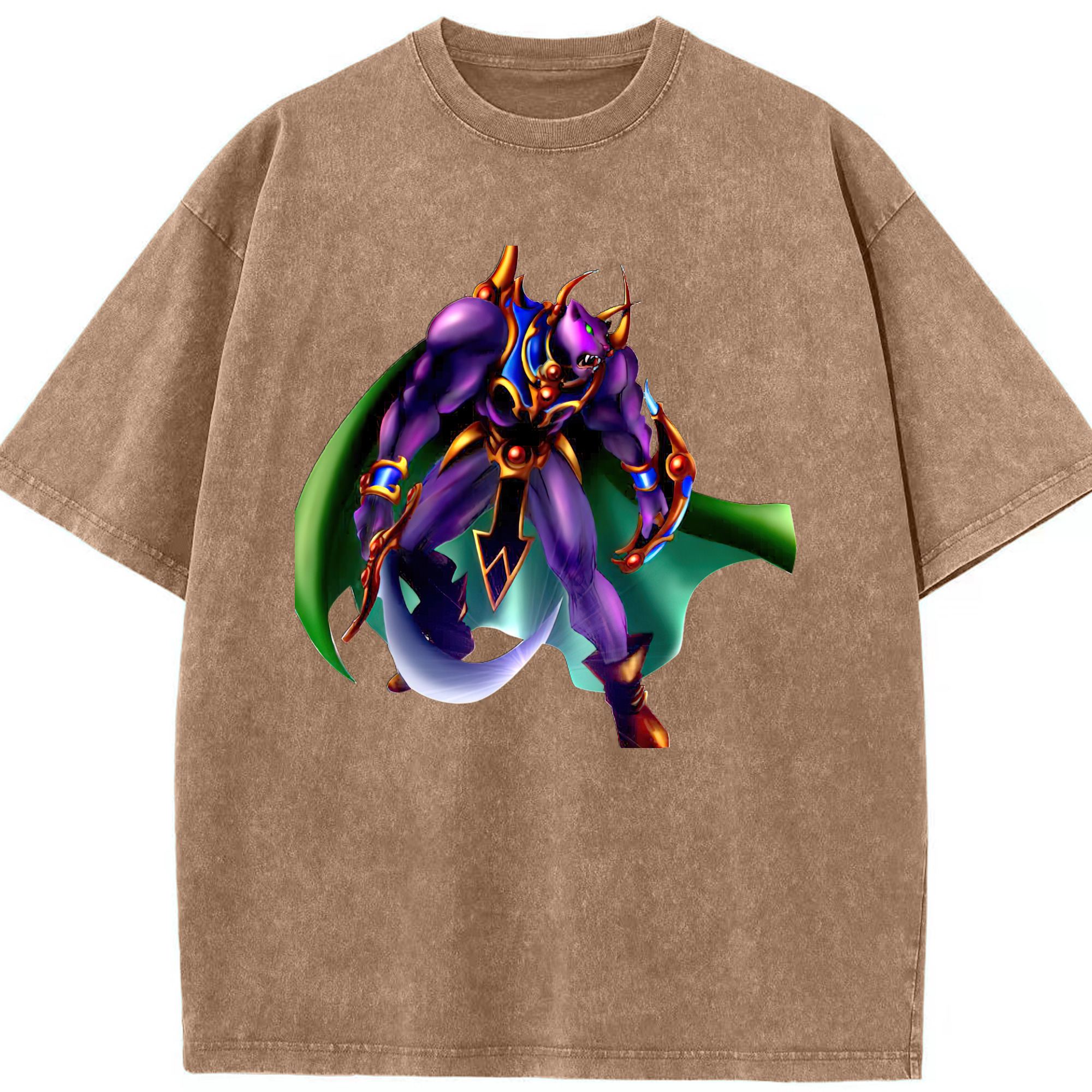 （画像用） 遊☆戯☆王 Yu-Gi-Oh! 綿100% ヴィンテージ風 半袖Tシャツ（フロントプリント）