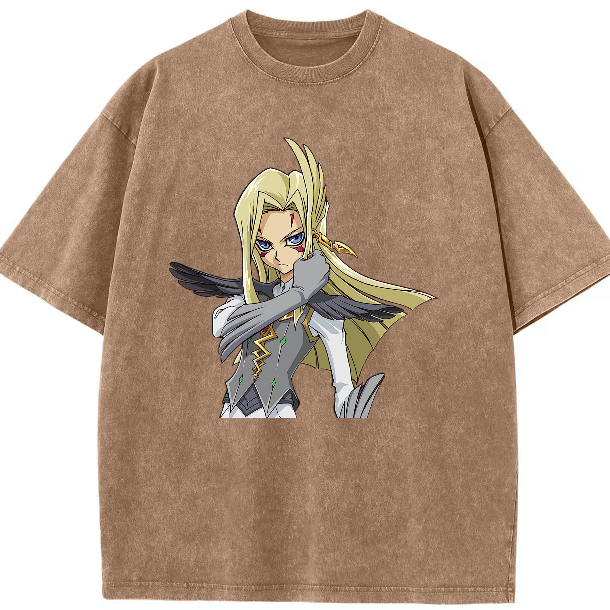 （画像用） 遊☆戯☆王 Yu-Gi-Oh! 綿100% ヴィンテージ風 半袖Tシャツ（フロントプリント）