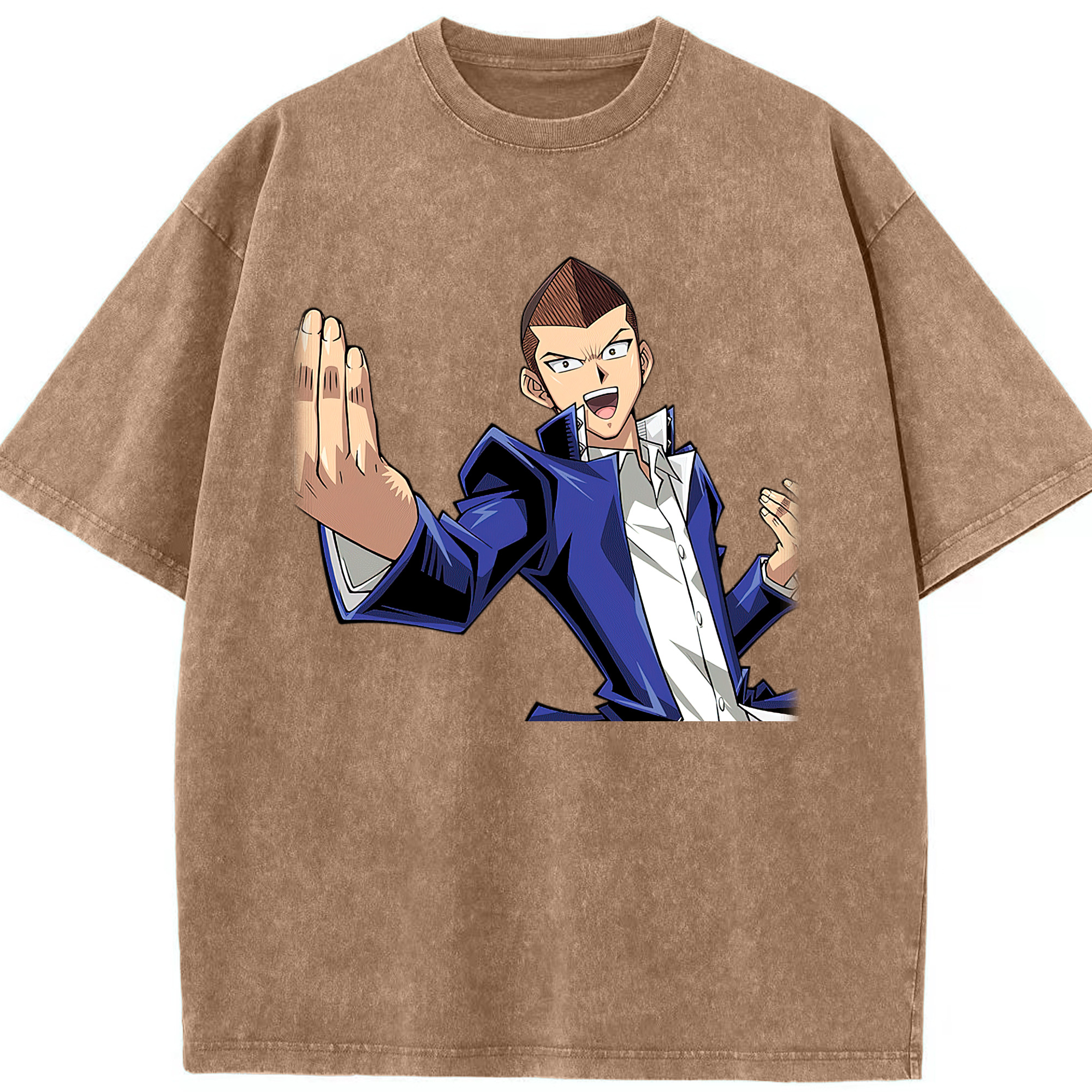 （画像用） 遊☆戯☆王 Yu-Gi-Oh! 綿100% ヴィンテージ風 半袖Tシャツ（フロントプリント）